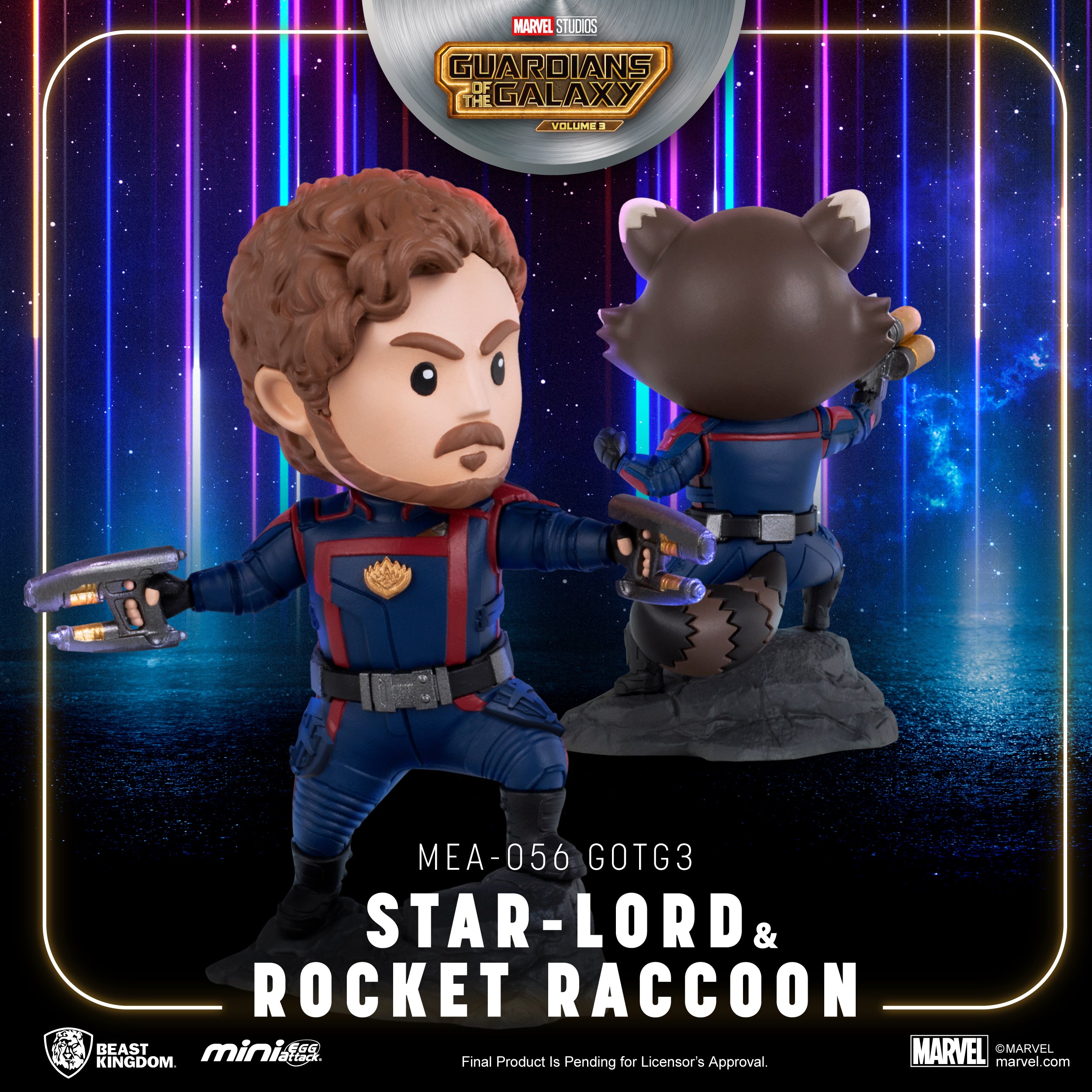 PRE-ORDER Guardians of the Galaxy 3 - Star-Lord & Rocket Raccoon
