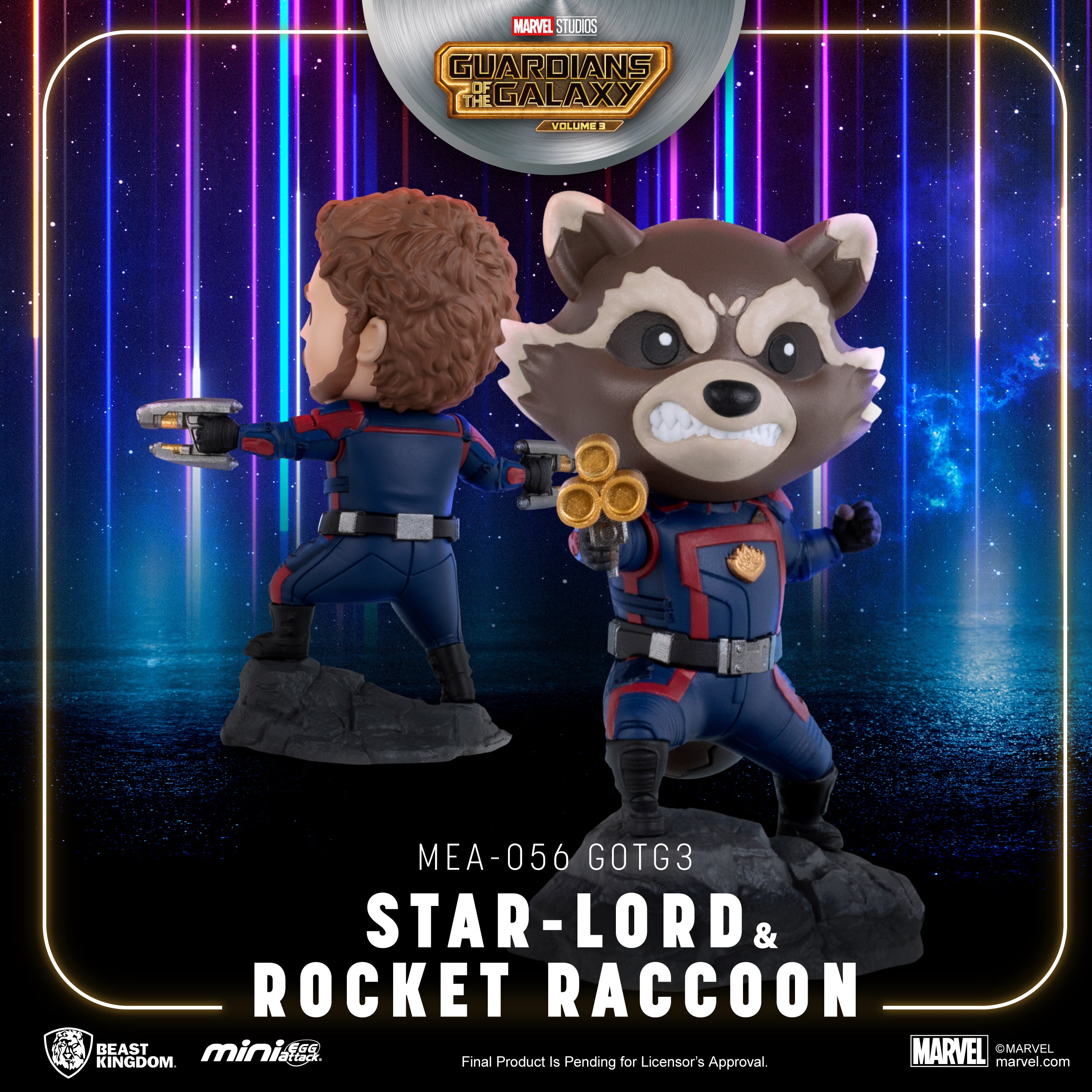 PRE-ORDER Guardians of the Galaxy 3 - Star-Lord & Rocket Raccoon