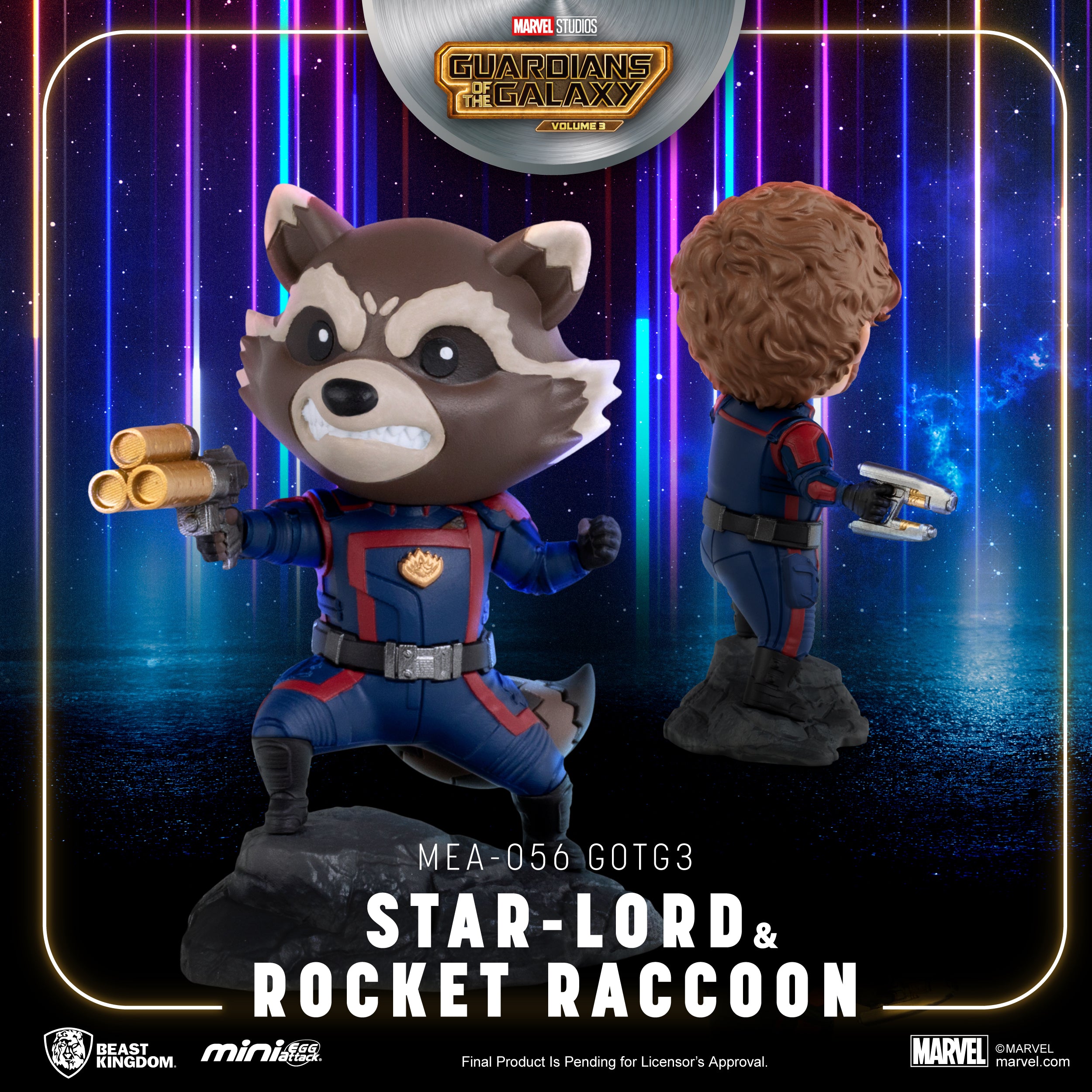 PRE-ORDER Guardians of the Galaxy 3 - Star-Lord & Rocket Raccoon