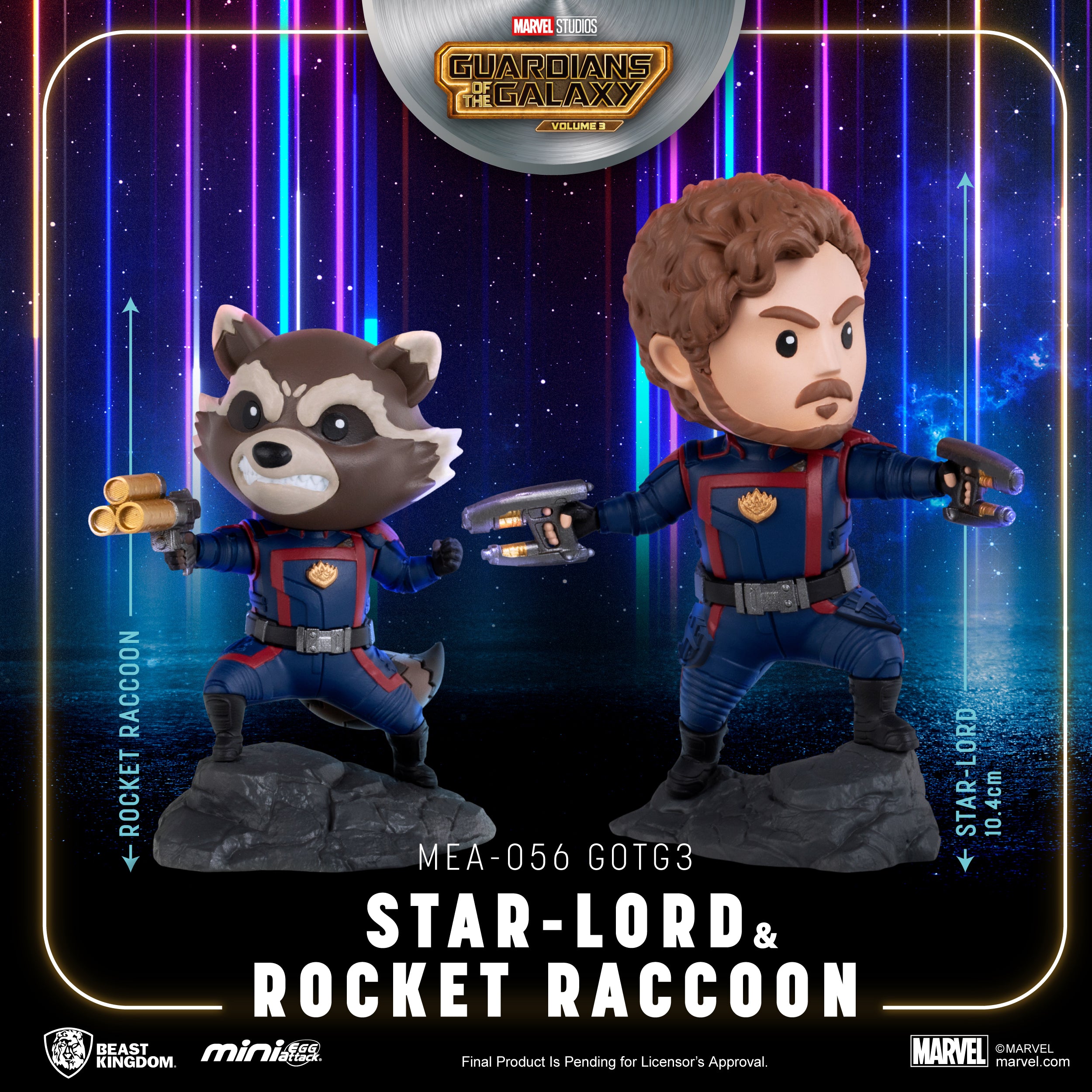 PRE-ORDER Guardians of the Galaxy 3 - Star-Lord & Rocket Raccoon