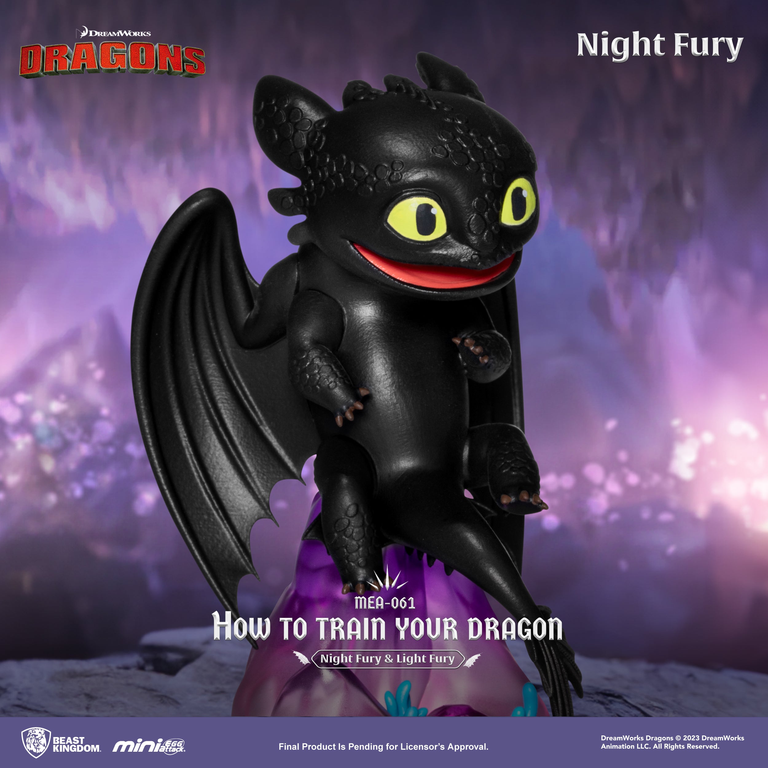 PRE-ORDER Beast Kingdom - How to Train Your Dragon - Night Fury & Light Fury