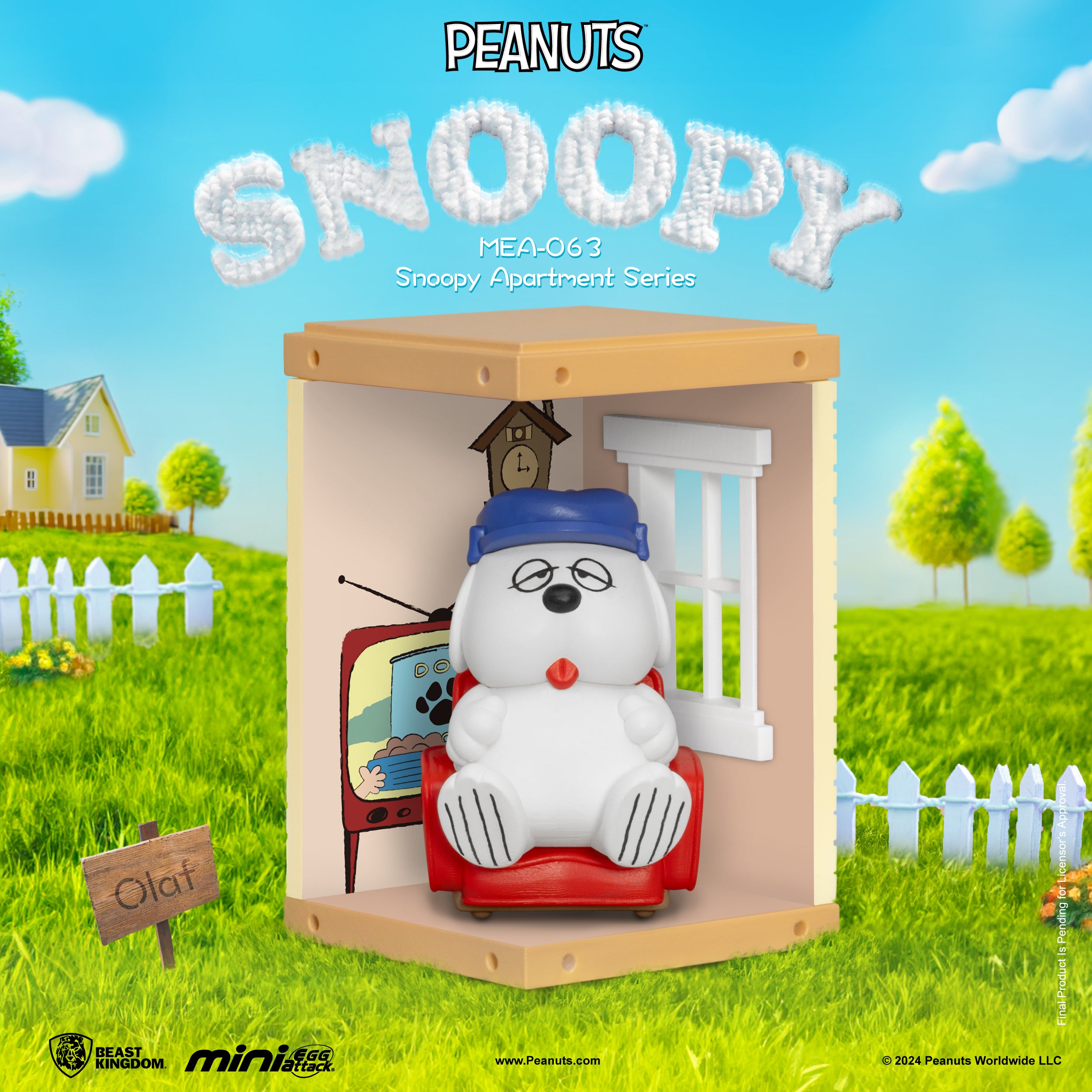 PRE-ORDER Beast Kingdom - Snoopy Apartment Series [Box of 6]