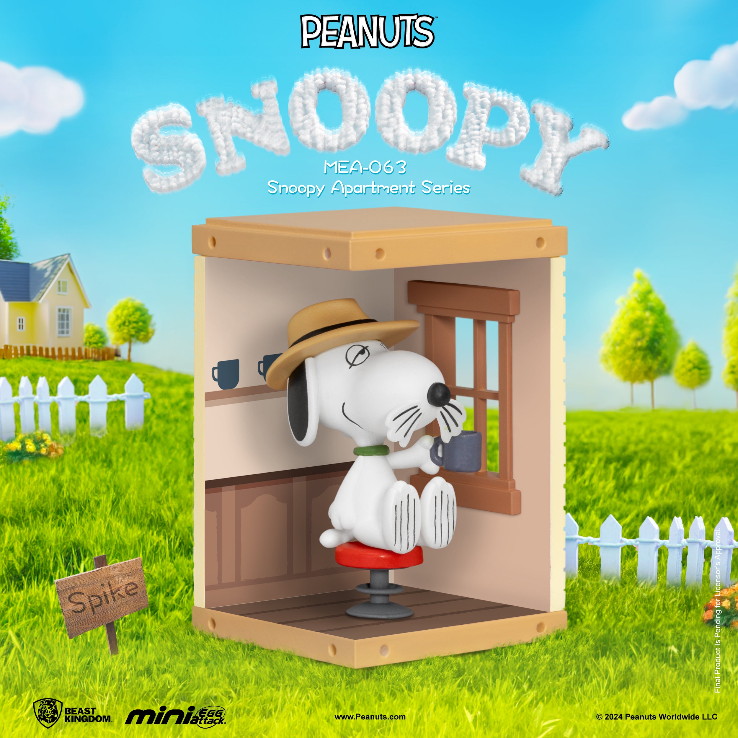 PRE-ORDER Beast Kingdom - Snoopy Apartment Series [Box of 6]