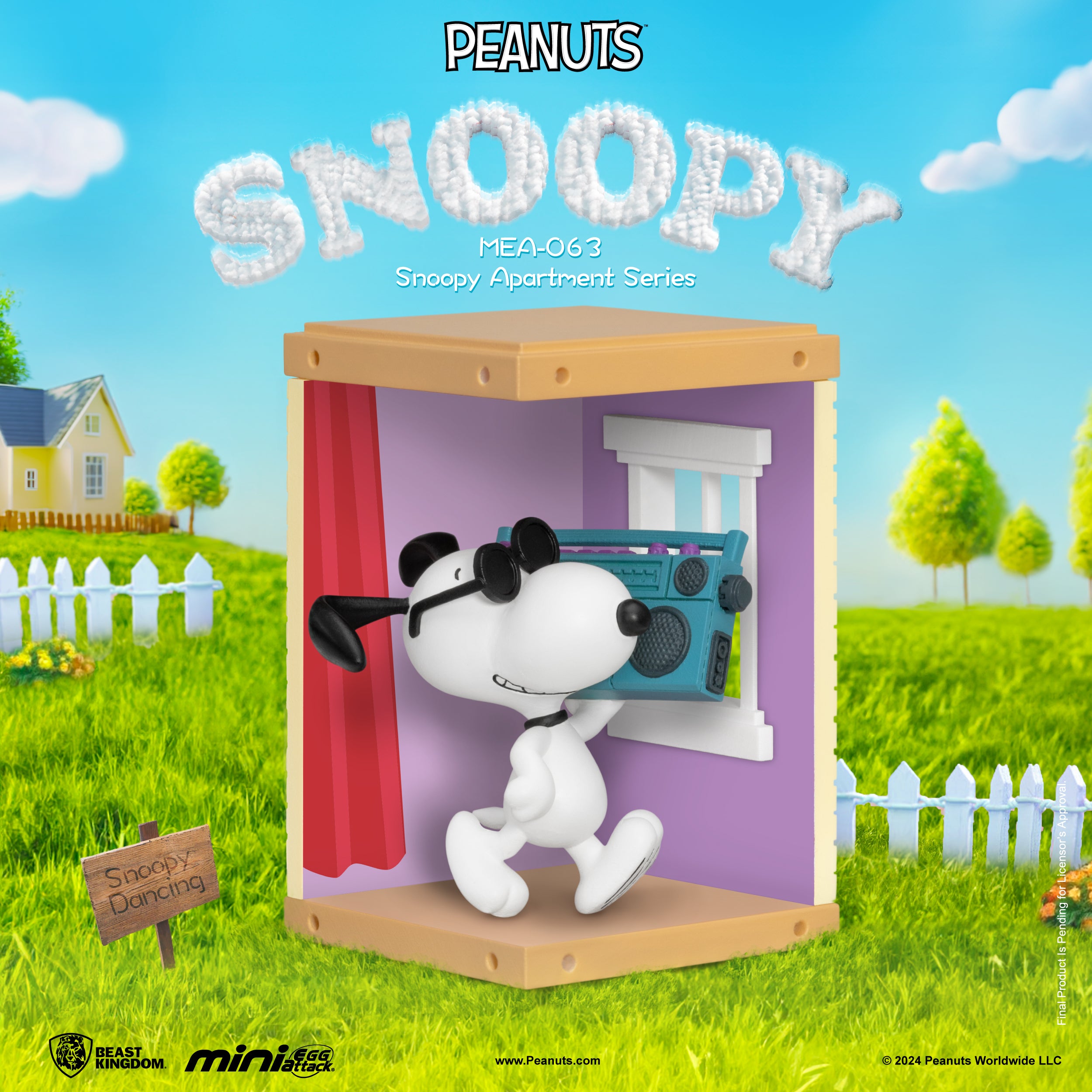 PRE-ORDER Beast Kingdom - Snoopy Apartment Series [Box of 6]