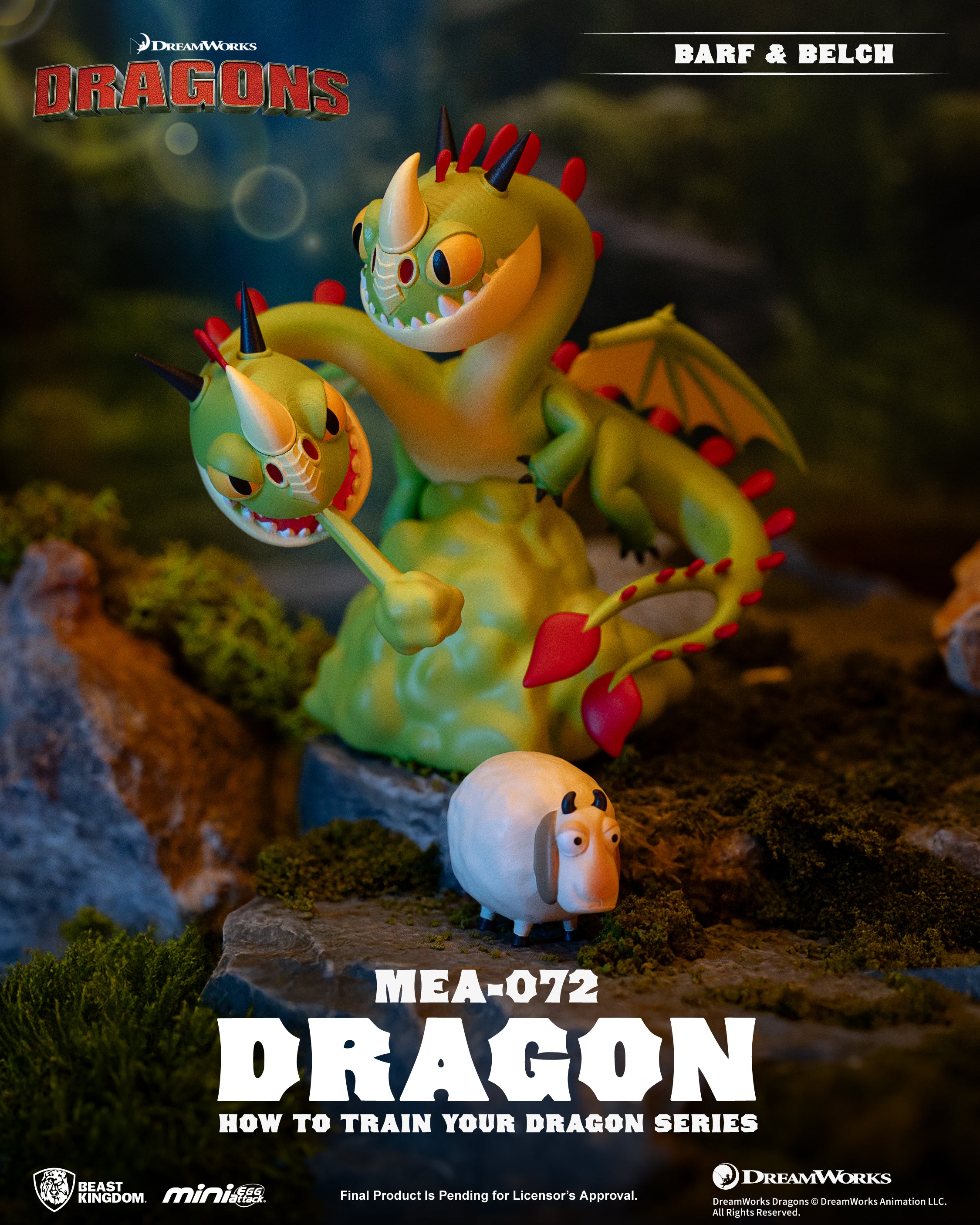 PRE-ORDER Beast Kingdom - How to Train Your Dragon Series Blind Box Set [Box of 6]