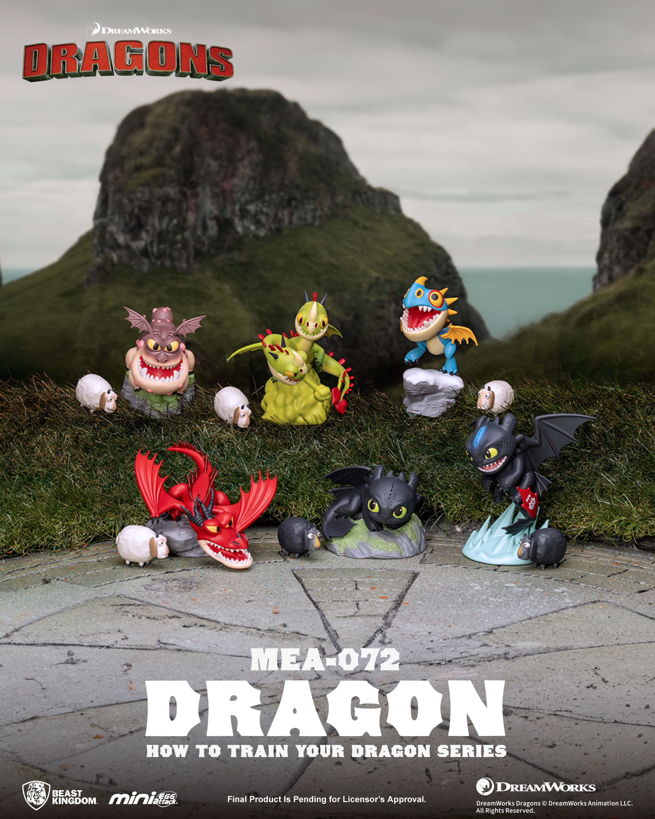 PRE-ORDER Beast Kingdom - How to Train Your Dragon Series Blind Box Set [Box of 6]