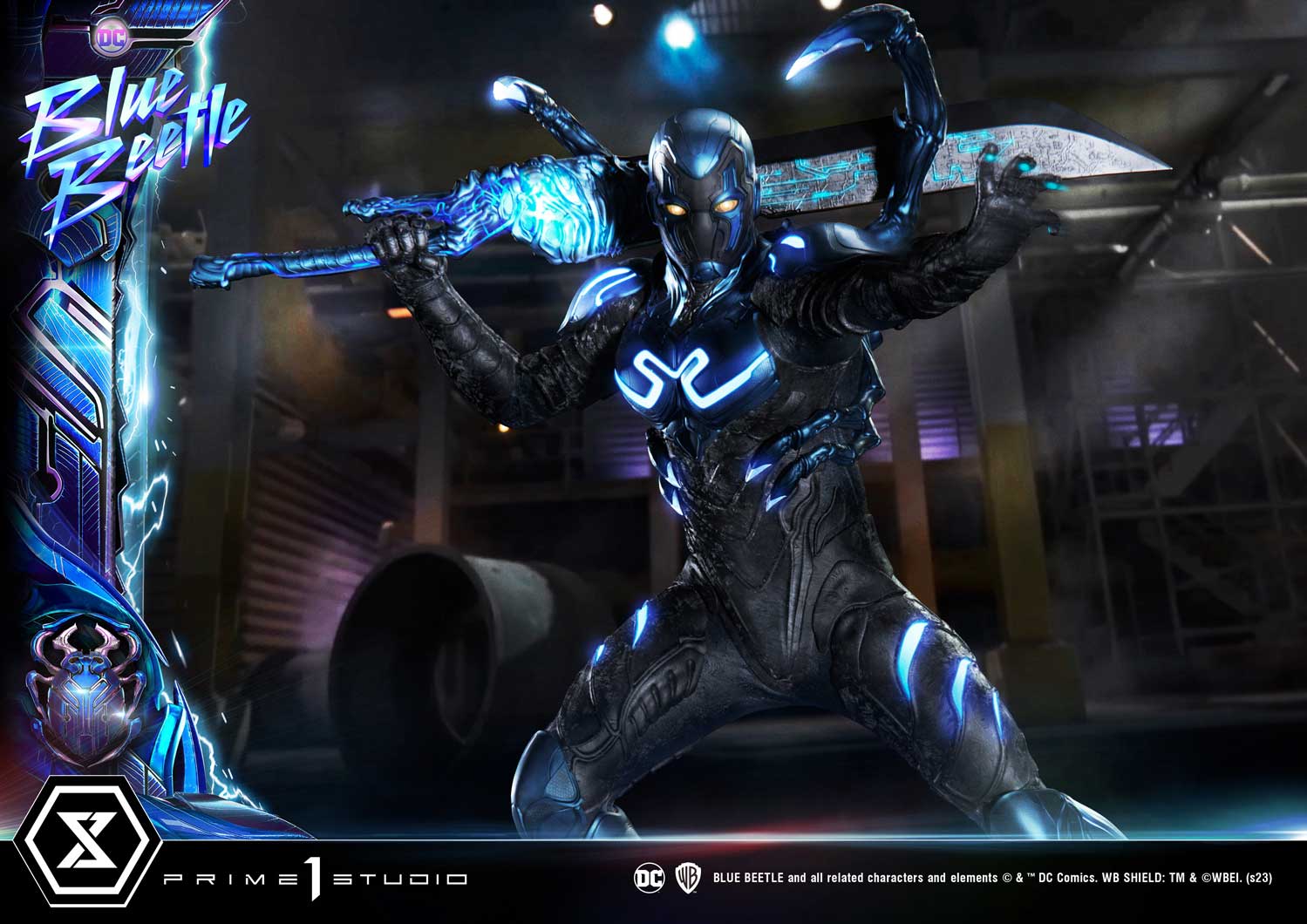 PRE-ORDER Prime1 Studio - Museum Masterline - Blue Beetle - Blue Beetle: Deluxe Bonus Ver. 1/3