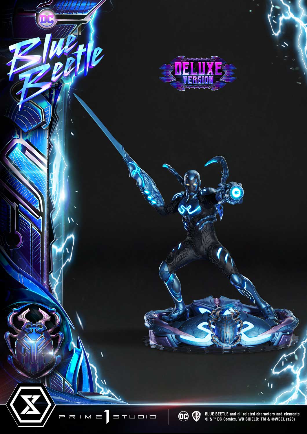 PRE-ORDER Prime1 Studio - Museum Masterline - Blue Beetle - Blue Beetle: Deluxe Bonus Ver. 1/3