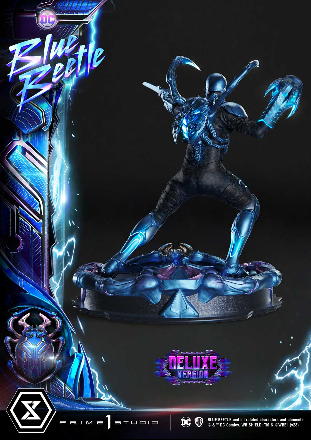 PRE-ORDER Prime1 Studio - Museum Masterline - Blue Beetle - Blue Beetle: Deluxe Bonus Ver. 1/3