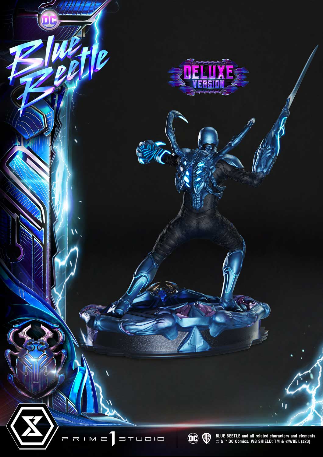 PRE-ORDER Prime1 Studio - Museum Masterline - Blue Beetle - Blue Beetle: Deluxe Bonus Ver. 1/3