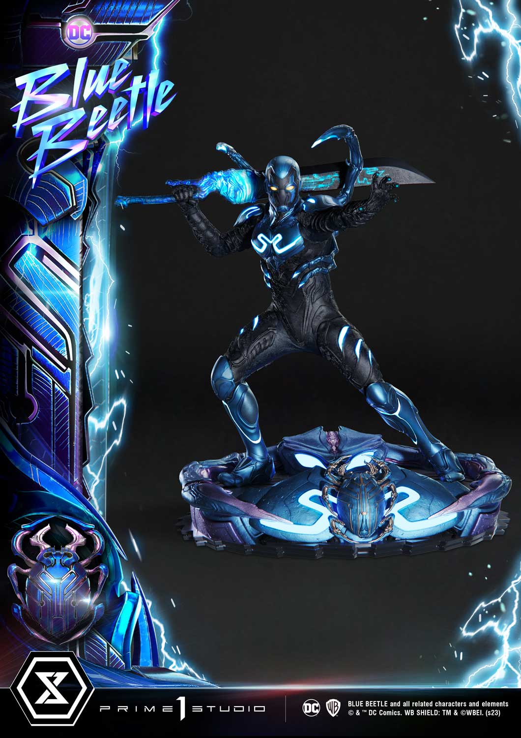 PRE-ORDER Prime1 Studio - Museum Masterline - Blue Beetle - Blue Beetle: Deluxe Bonus Ver. 1/3