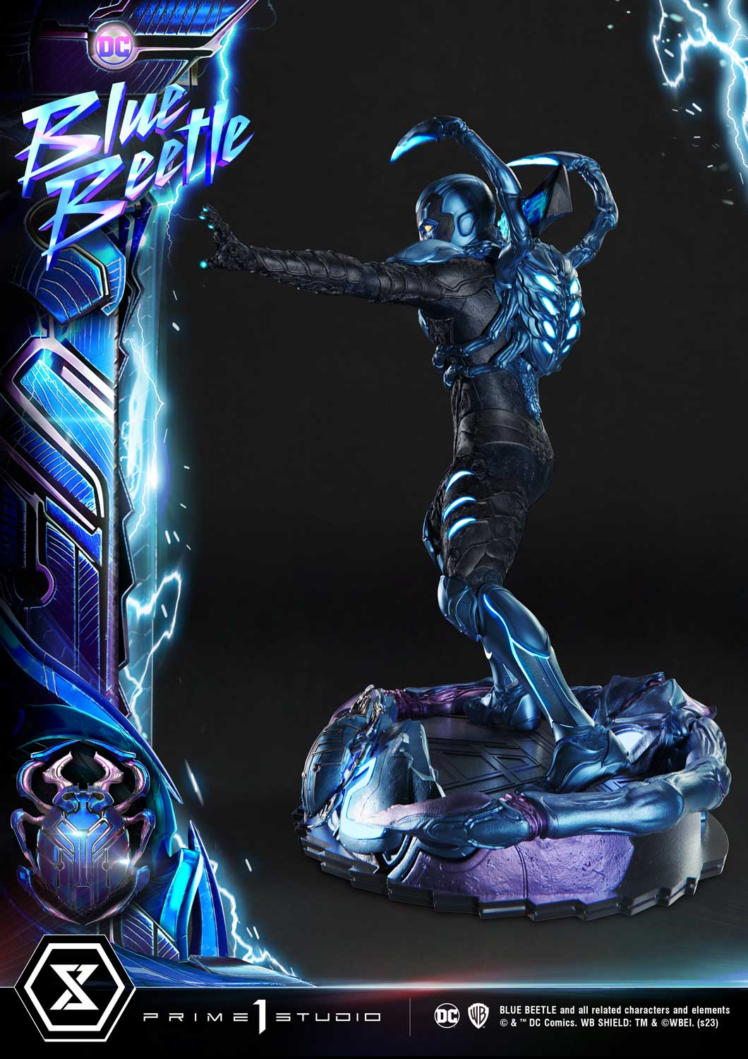 PRE-ORDER Prime1 Studio - Museum Masterline - Blue Beetle - Blue Beetle: Deluxe Bonus Ver. 1/3