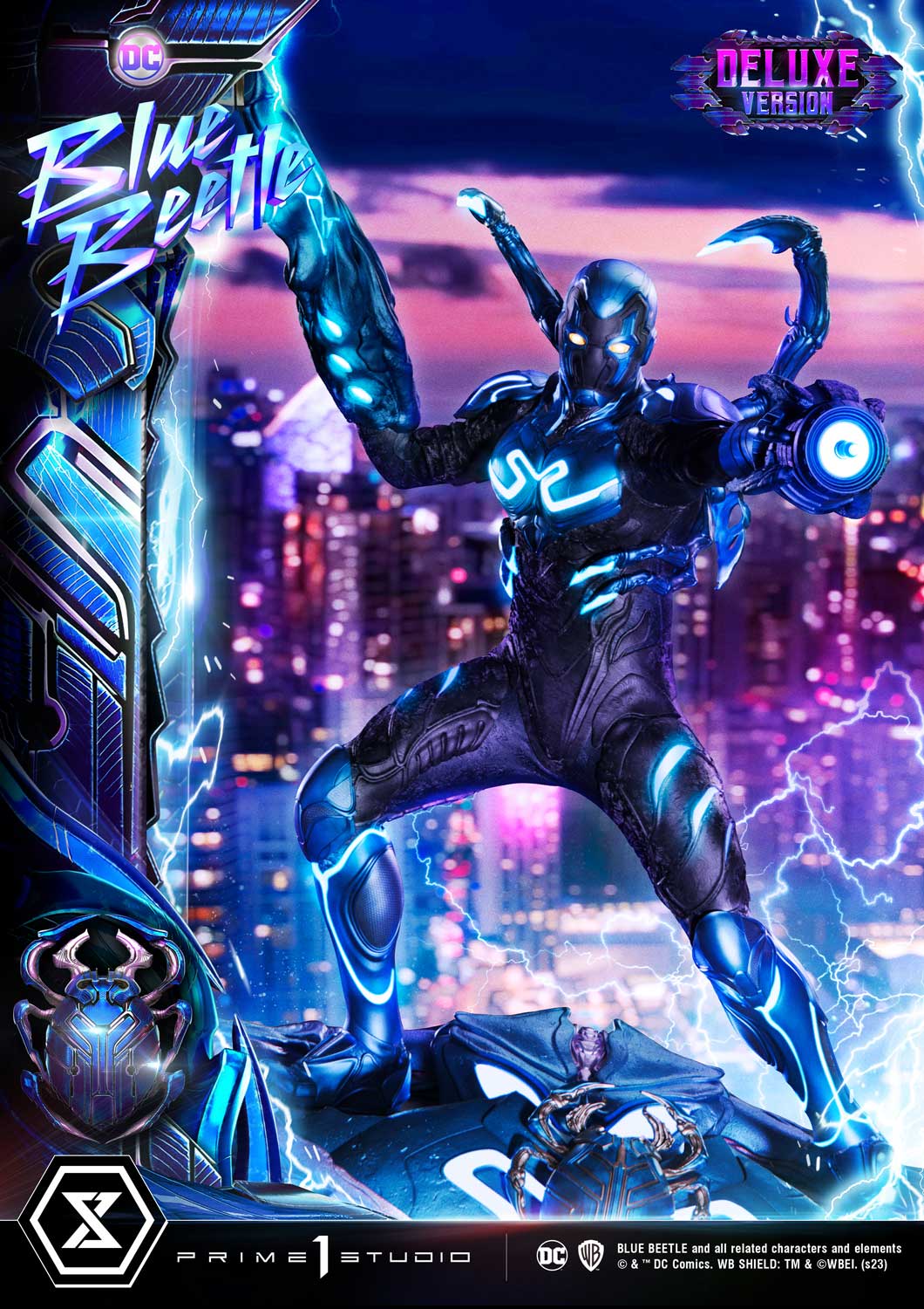 PRE-ORDER Prime1 Studio - Museum Masterline - Blue Beetle - Blue Beetle: Deluxe Bonus Ver. 1/3