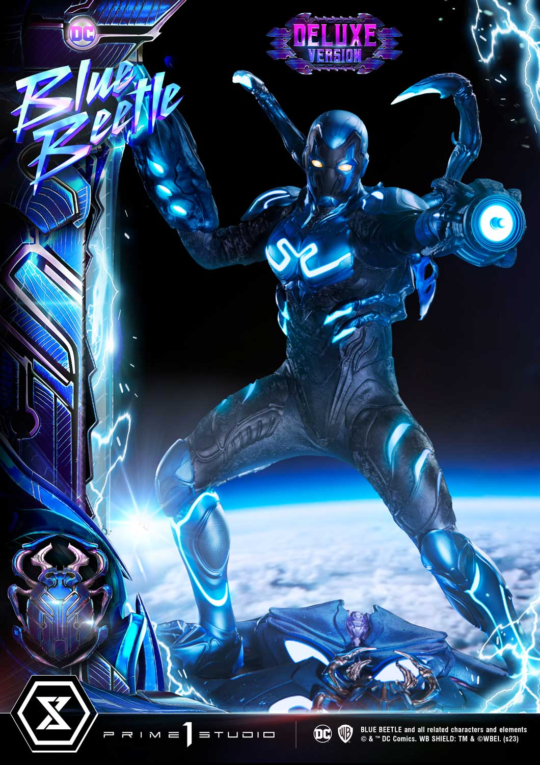 PRE-ORDER Prime1 Studio - Museum Masterline - Blue Beetle - Blue Beetle: Deluxe Bonus Ver. 1/3