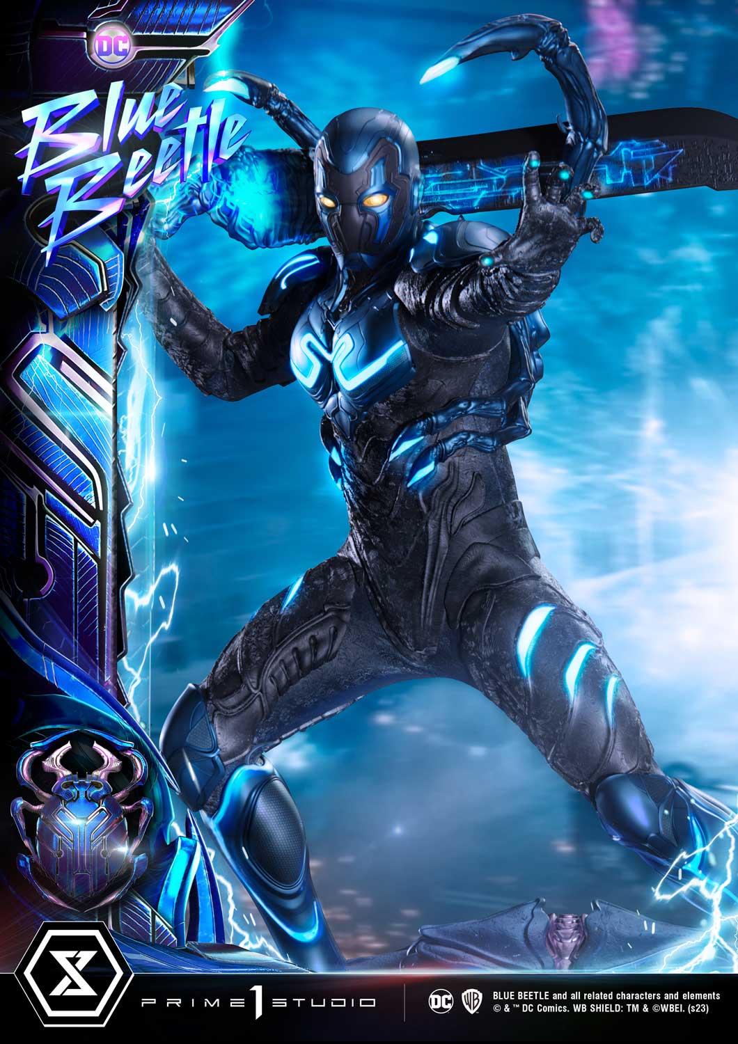 PRE-ORDER Prime1 Studio - Museum Masterline - Blue Beetle - Blue Beetle: Deluxe Bonus Ver. 1/3