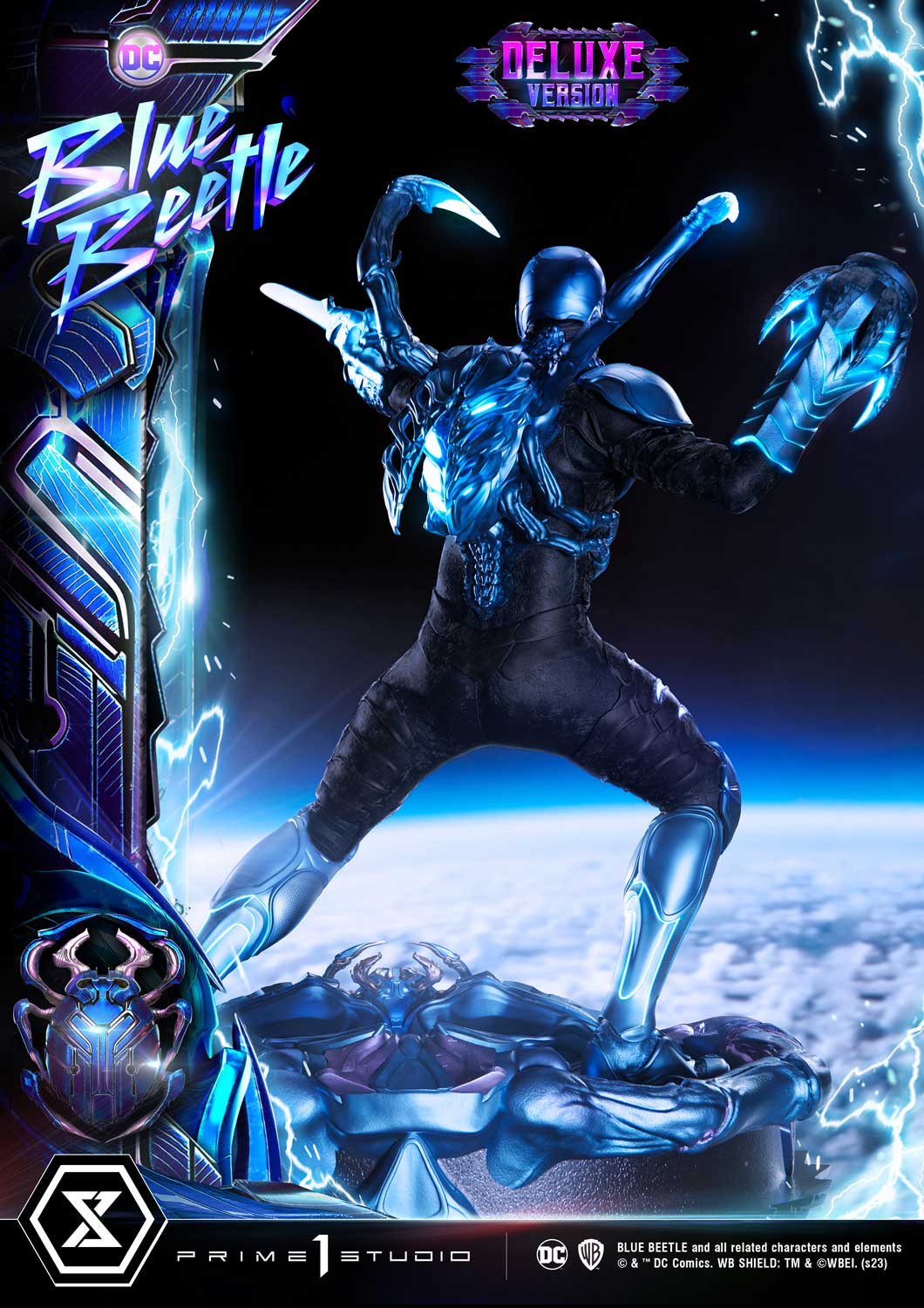 PRE-ORDER Prime1 Studio - Museum Masterline - Blue Beetle - Blue Beetle: Deluxe Bonus Ver. 1/3