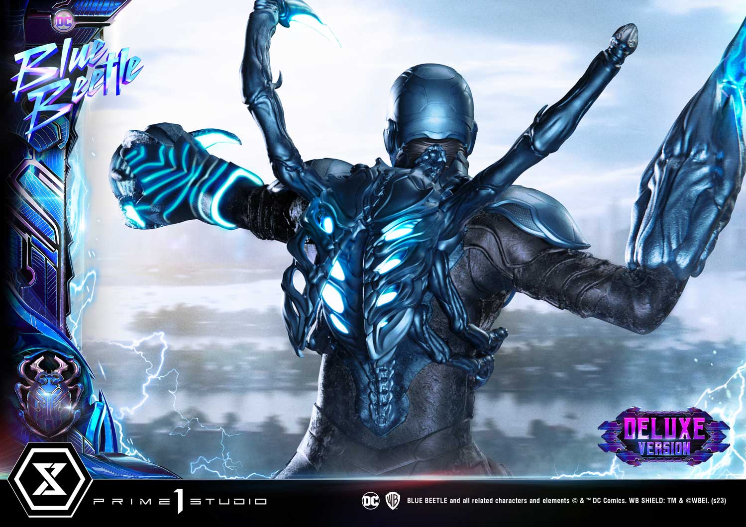PRE-ORDER Prime1 Studio - Museum Masterline - Blue Beetle - Blue Beetle: Deluxe Bonus Ver. 1/3