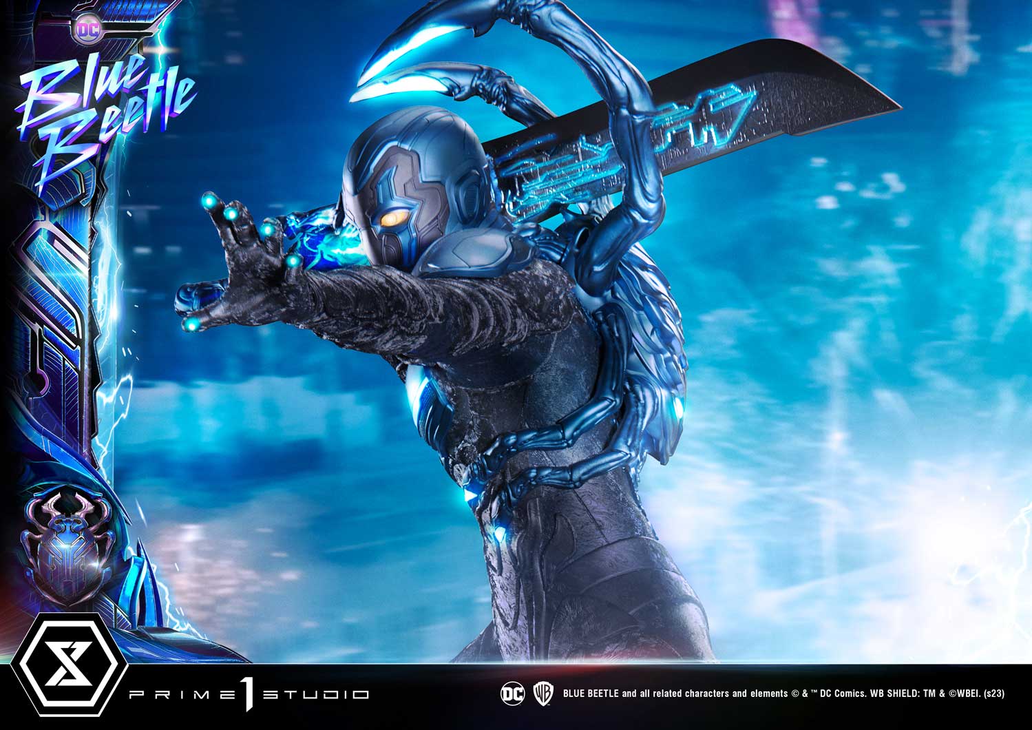 PRE-ORDER Prime1 Studio - Museum Masterline - Blue Beetle - Blue Beetle: Deluxe Bonus Ver. 1/3