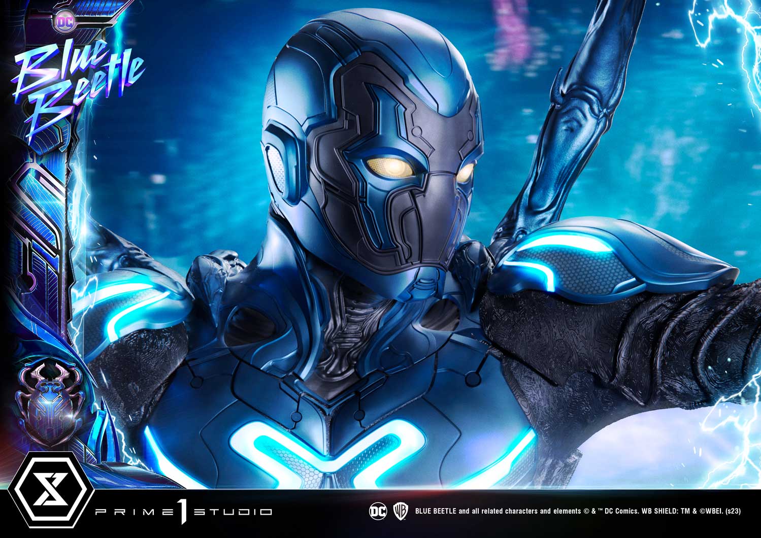 PRE-ORDER Prime1 Studio - Museum Masterline - Blue Beetle - Blue Beetle: Deluxe Bonus Ver. 1/3