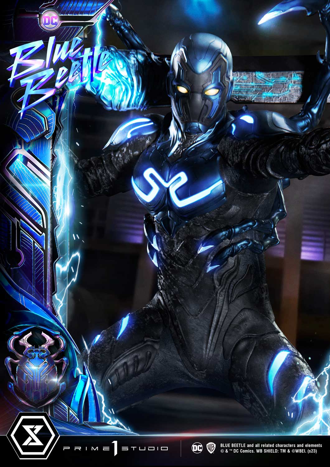PRE-ORDER Prime1 Studio - Museum Masterline - Blue Beetle - Blue Beetle: Deluxe Ver. 1/3