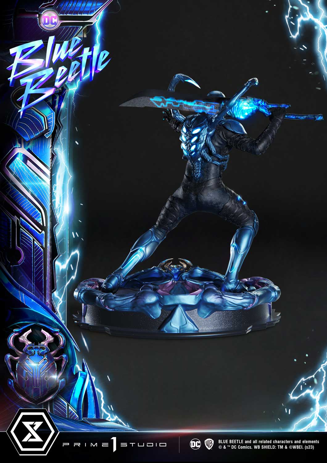 PRE-ORDER Prime1 Studio - Museum Masterline - Blue Beetle - Blue Beetle: Deluxe Ver. 1/3