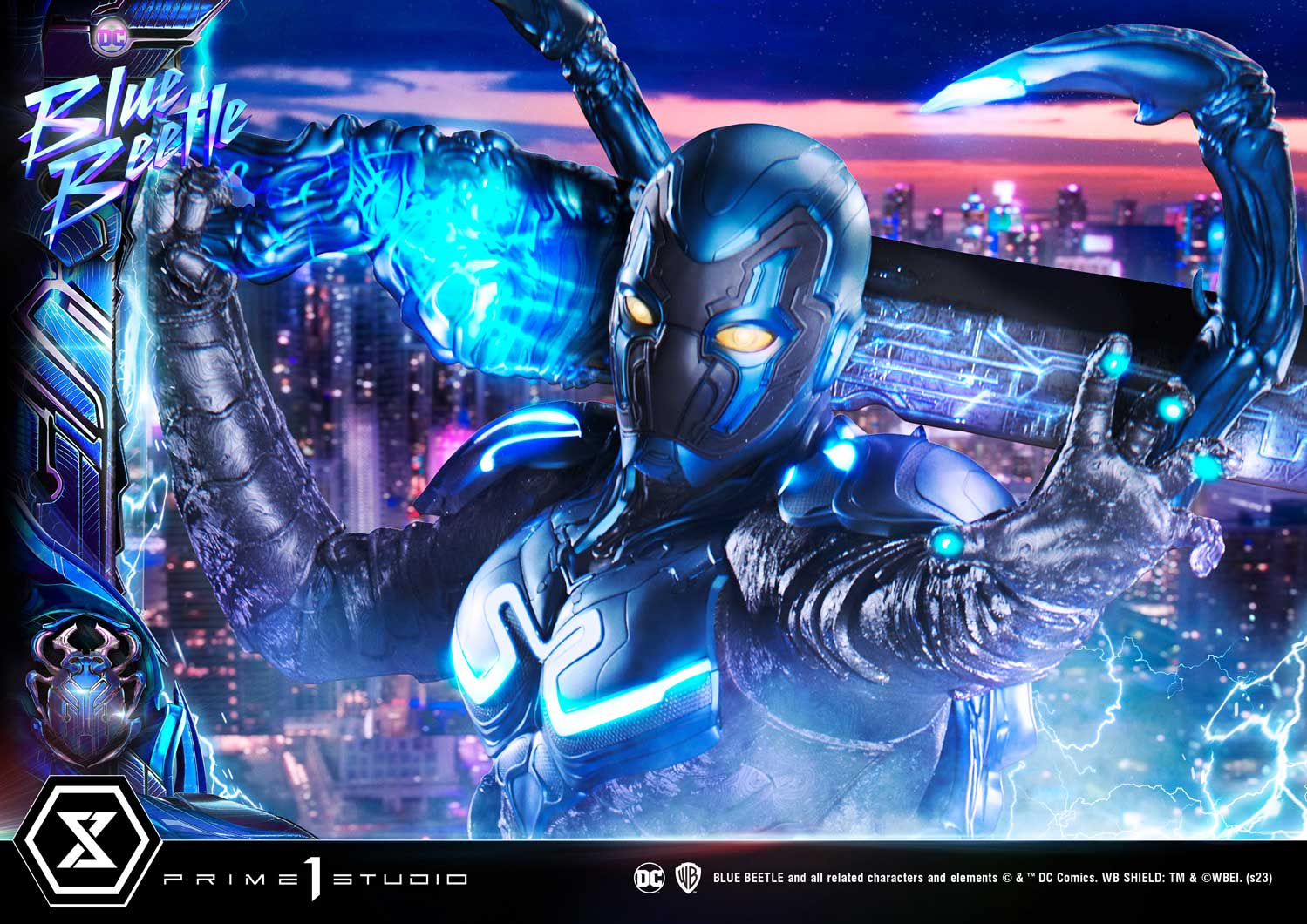 PRE-ORDER Prime1 Studio - Museum Masterline - Blue Beetle - Blue Beetle: Deluxe Ver. 1/3