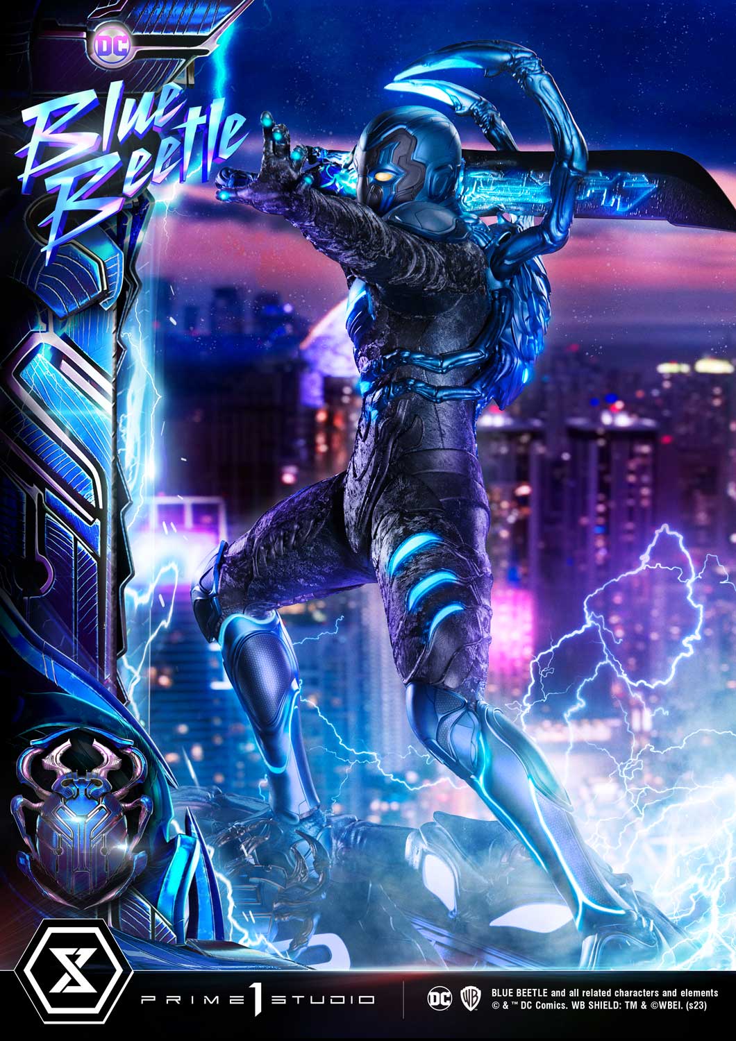 PRE-ORDER Prime1 Studio - Museum Masterline - Blue Beetle - Blue Beetle: Deluxe Ver. 1/3