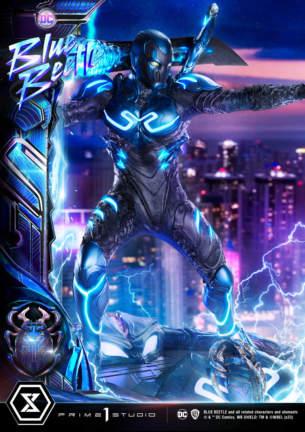 PRE-ORDER Prime1 Studio - Museum Masterline - Blue Beetle - Blue Beetle: Deluxe Ver. 1/3