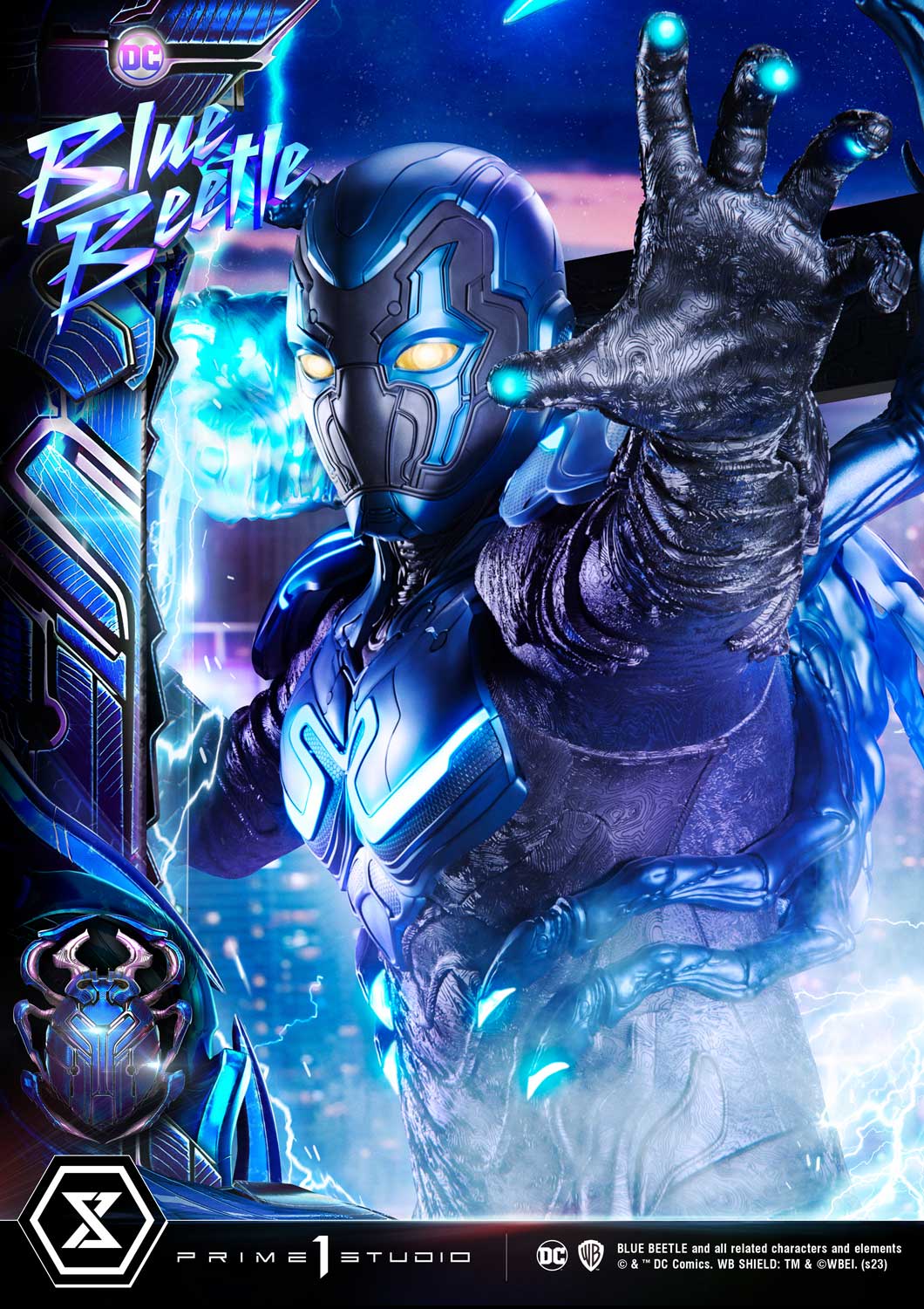 PRE-ORDER Prime1 Studio - Museum Masterline - Blue Beetle - Blue Beetle: Deluxe Ver. 1/3