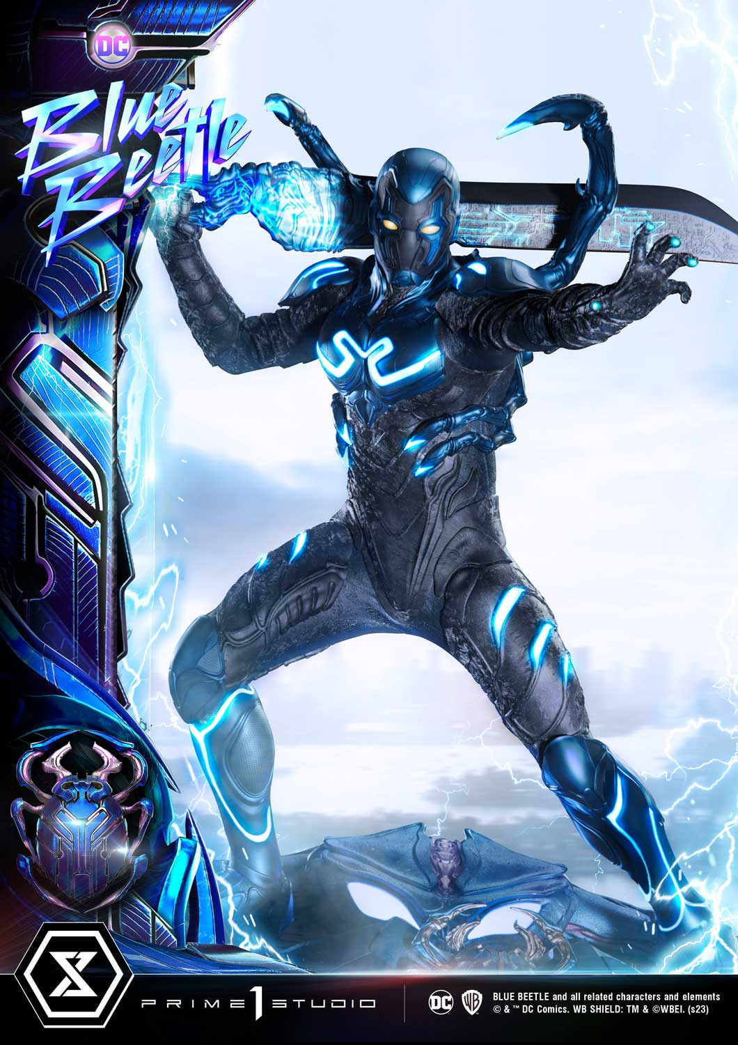 PRE-ORDER Prime1 Studio - Museum Masterline - Blue Beetle - Blue Beetle: Deluxe Ver. 1/3