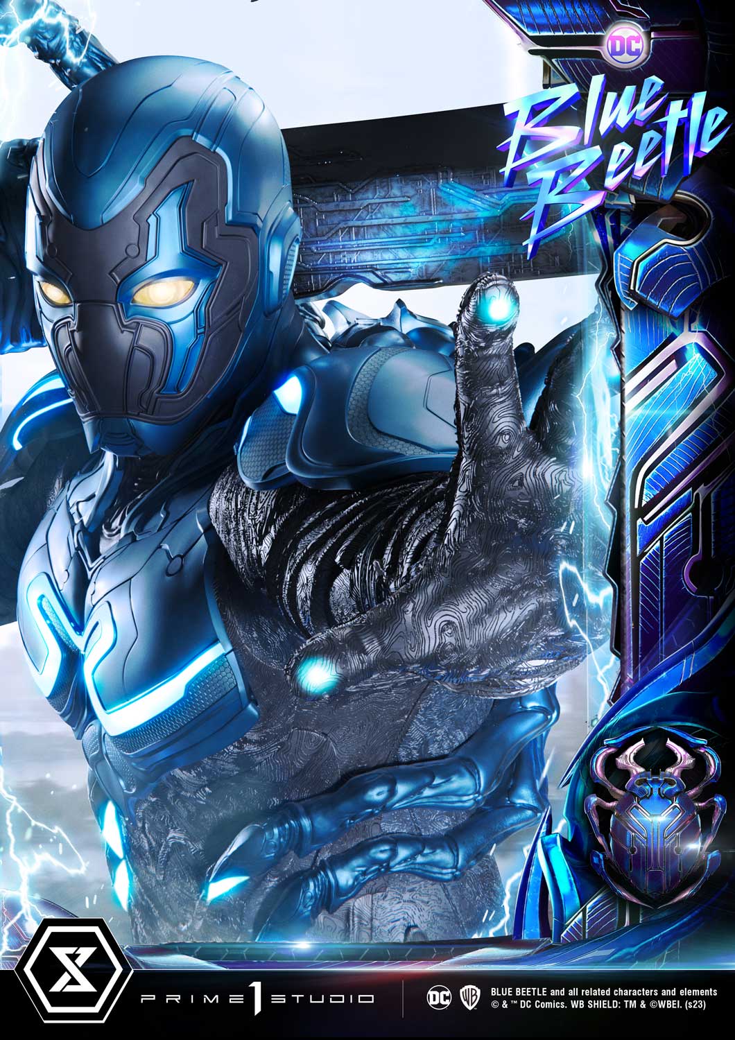PRE-ORDER Prime1 Studio - Museum Masterline - Blue Beetle - Blue Beetle: Deluxe Ver. 1/3