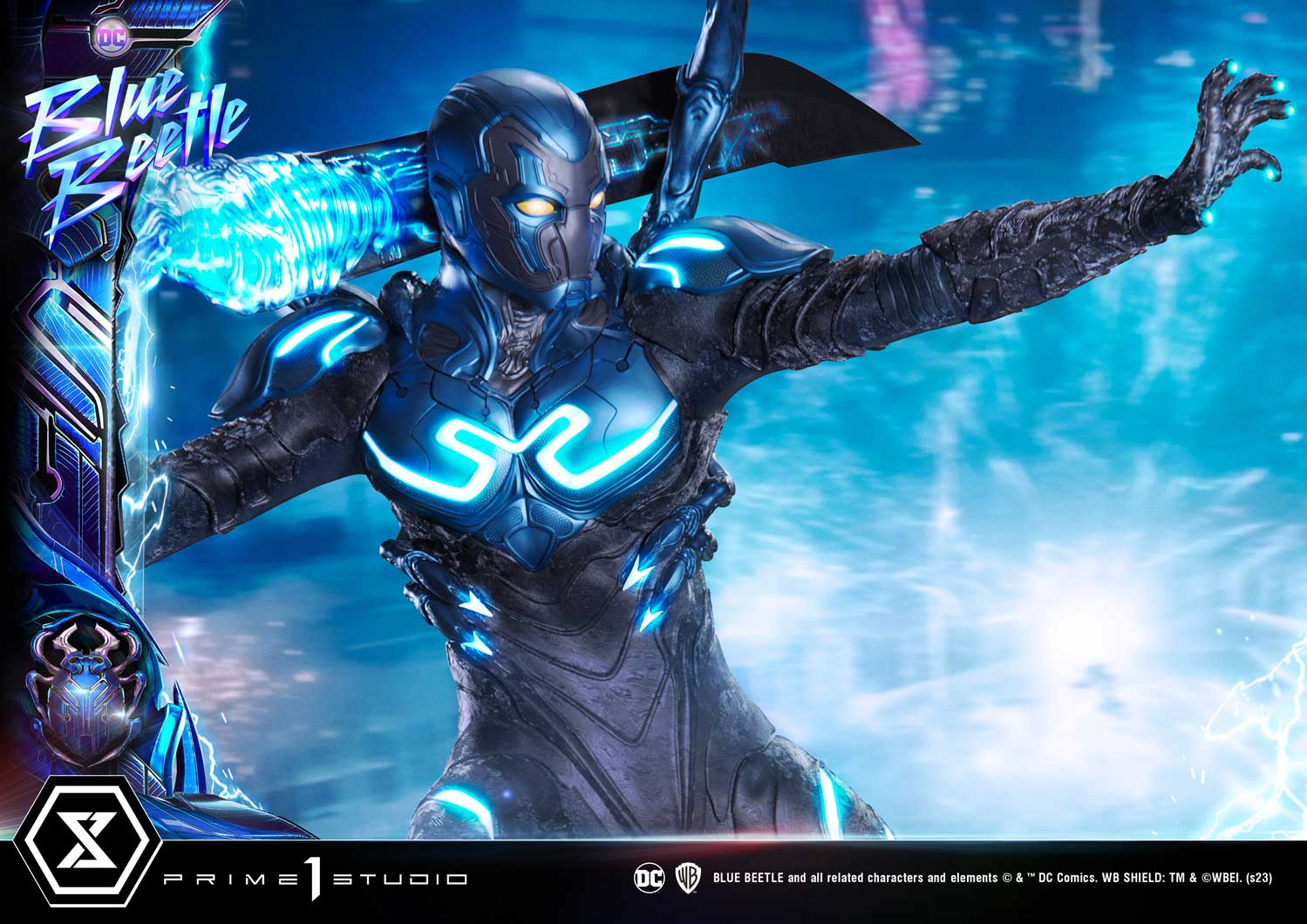 PRE-ORDER Prime1 Studio - Museum Masterline - Blue Beetle - Blue Beetle: Deluxe Ver. 1/3