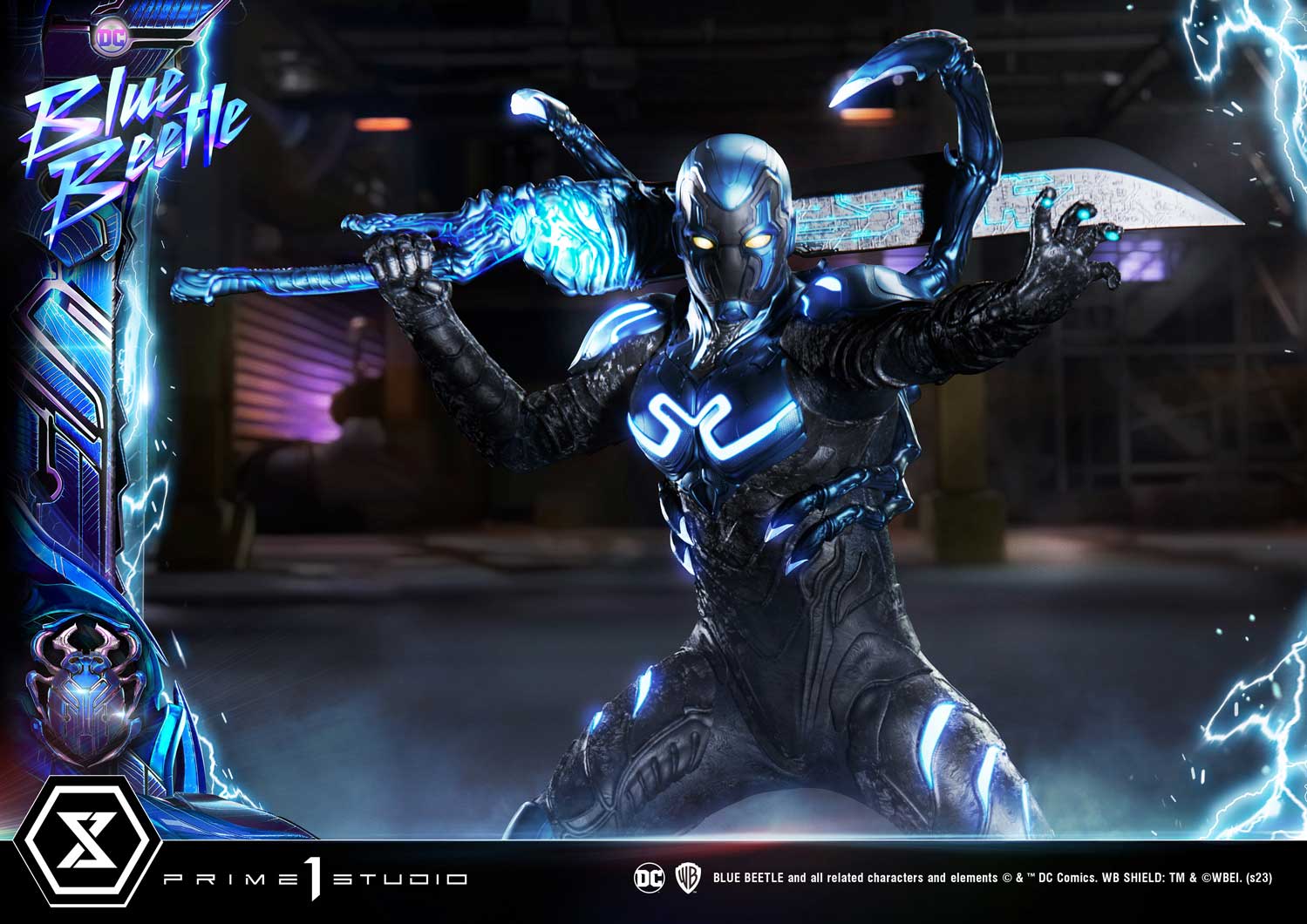 PRE-ORDER Prime1 Studio - Museum Masterline - Blue Beetle - Blue Beetle: Deluxe Ver. 1/3