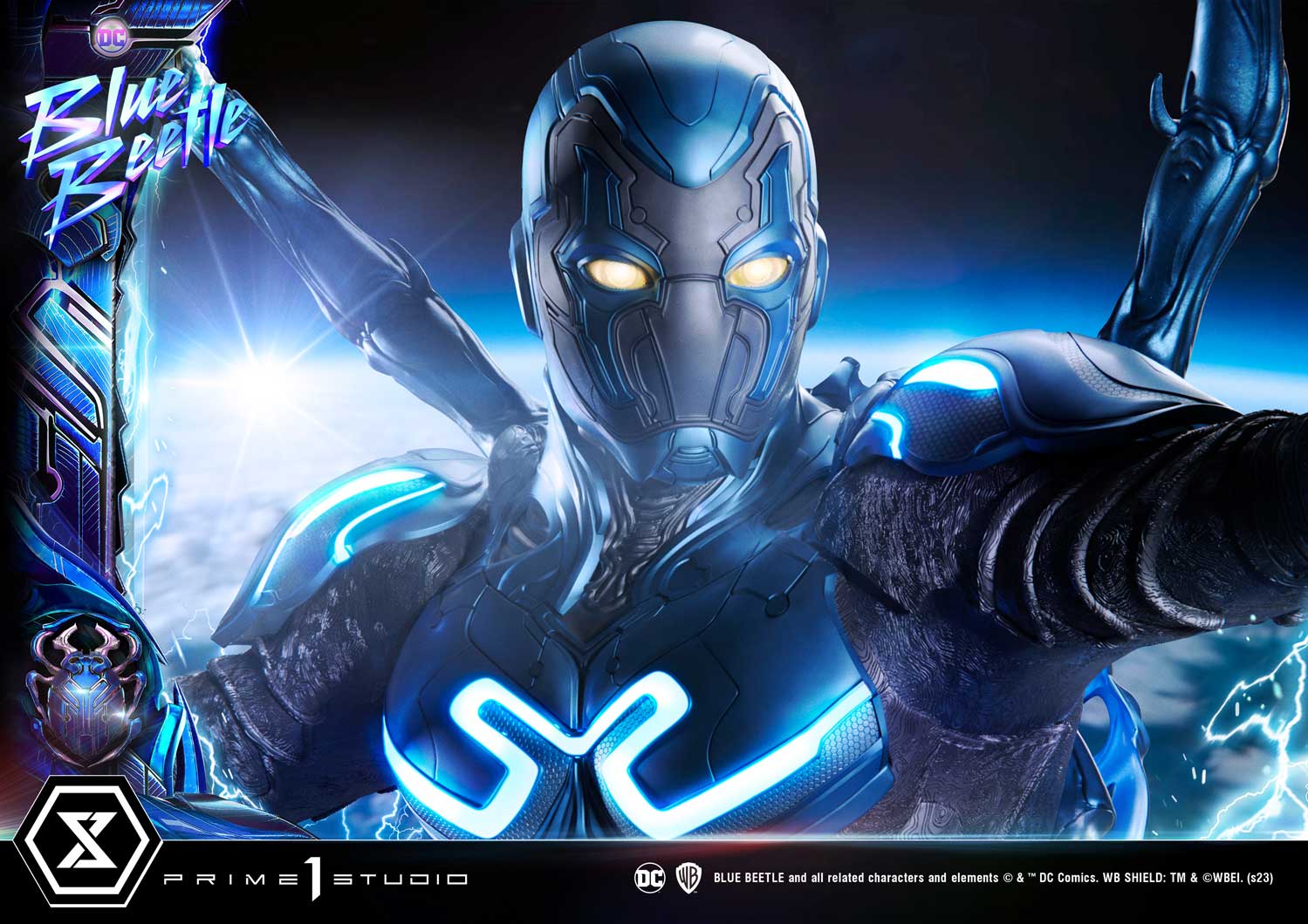 PRE-ORDER Prime1 Studio - Museum Masterline - Blue Beetle - Blue Beetle: Deluxe Ver. 1/3