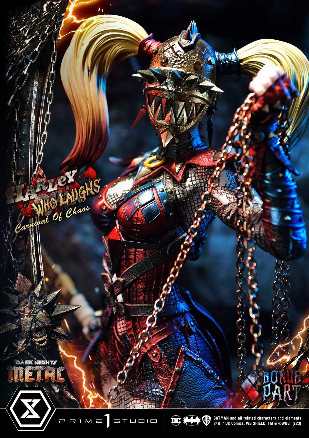 PRE-ORDER Prime1 Studio - Museum Masterline - Dark Nights: Metal (Comics) - Harley Quinn Who Laughs: Deluxe Bonus Ver. 1/3