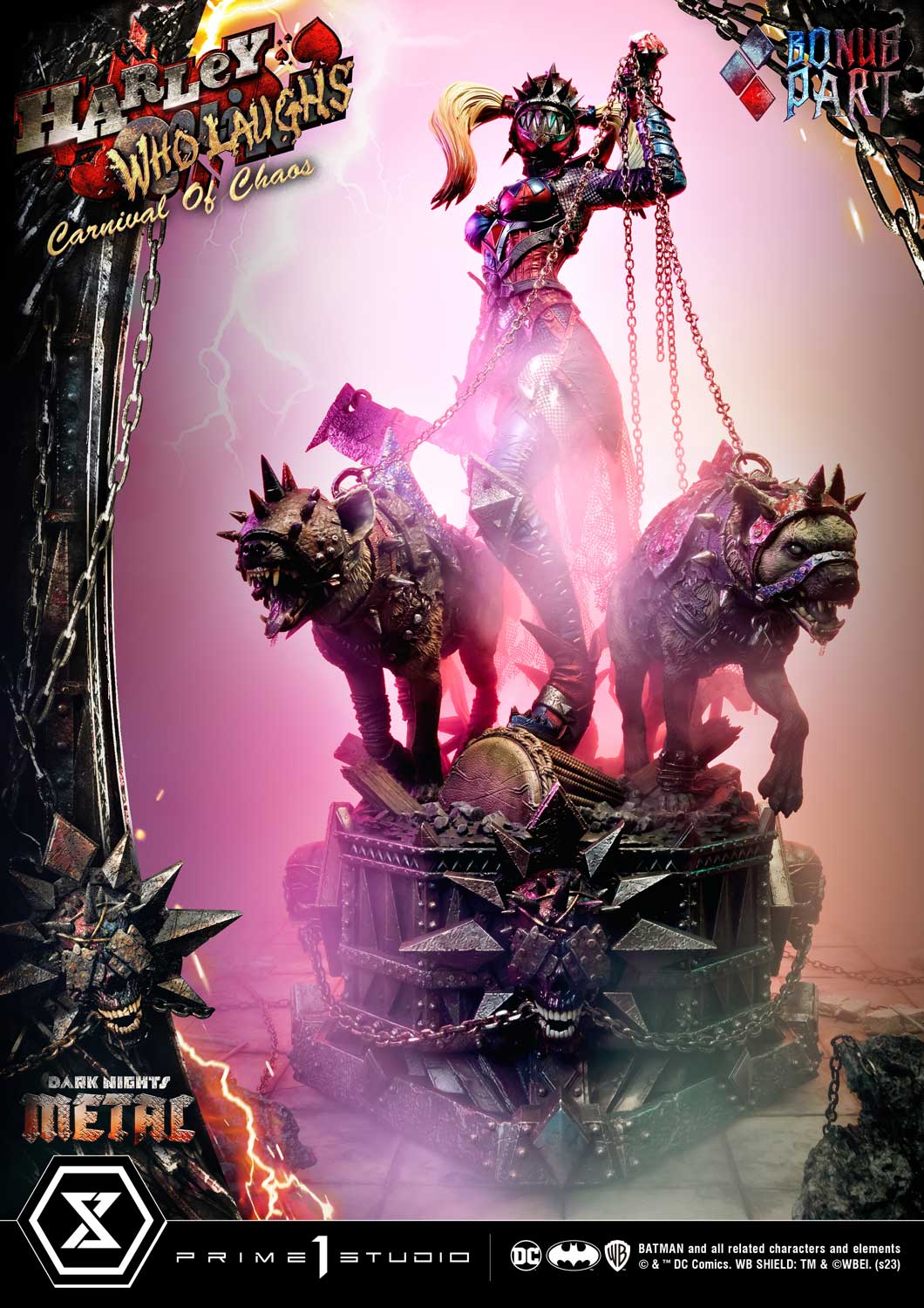 PRE-ORDER Prime1 Studio - Museum Masterline - Dark Nights: Metal (Comics) - Harley Quinn Who Laughs: Deluxe Bonus Ver. 1/3