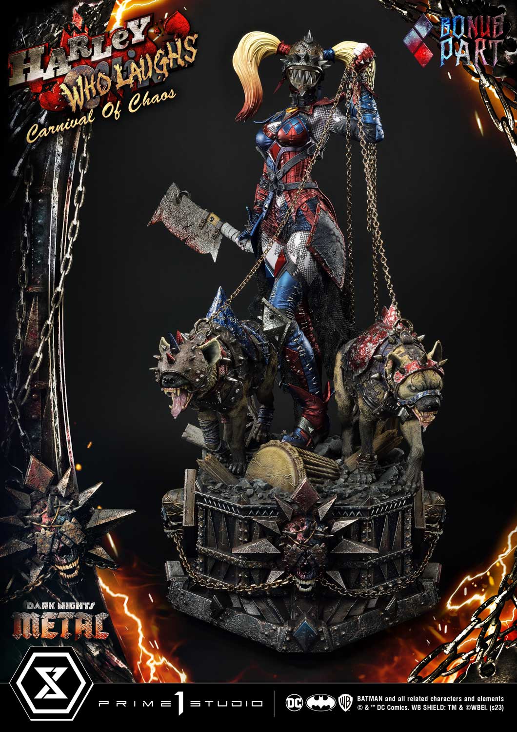 PRE-ORDER Prime1 Studio - Museum Masterline - Dark Nights: Metal (Comics) - Harley Quinn Who Laughs: Deluxe Bonus Ver. 1/3