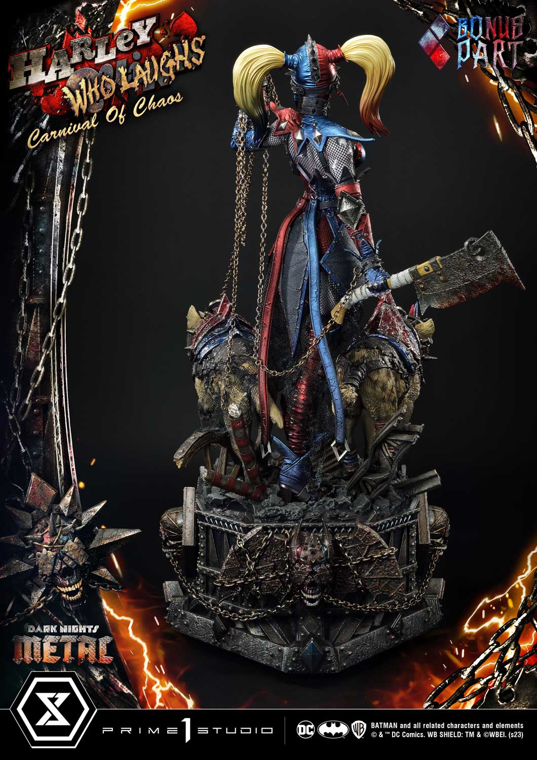 PRE-ORDER Prime1 Studio - Museum Masterline - Dark Nights: Metal (Comics) - Harley Quinn Who Laughs: Deluxe Bonus Ver. 1/3