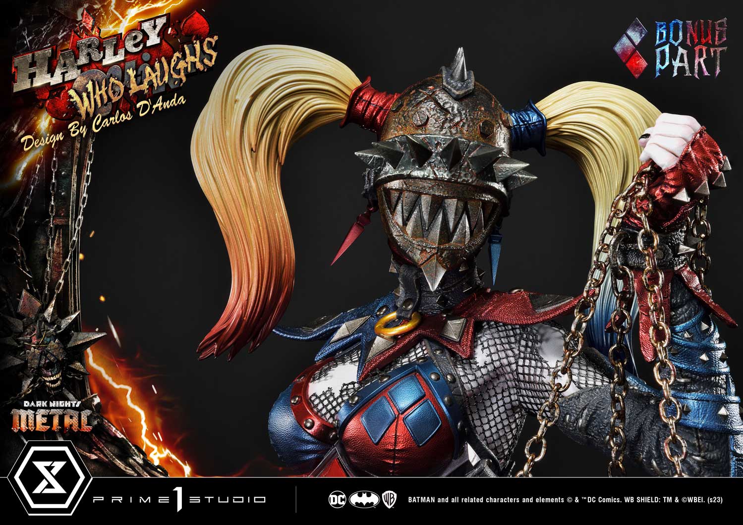 PRE-ORDER Prime1 Studio - Museum Masterline - Dark Nights: Metal (Comics) - Harley Quinn Who Laughs: Deluxe Bonus Ver. 1/3