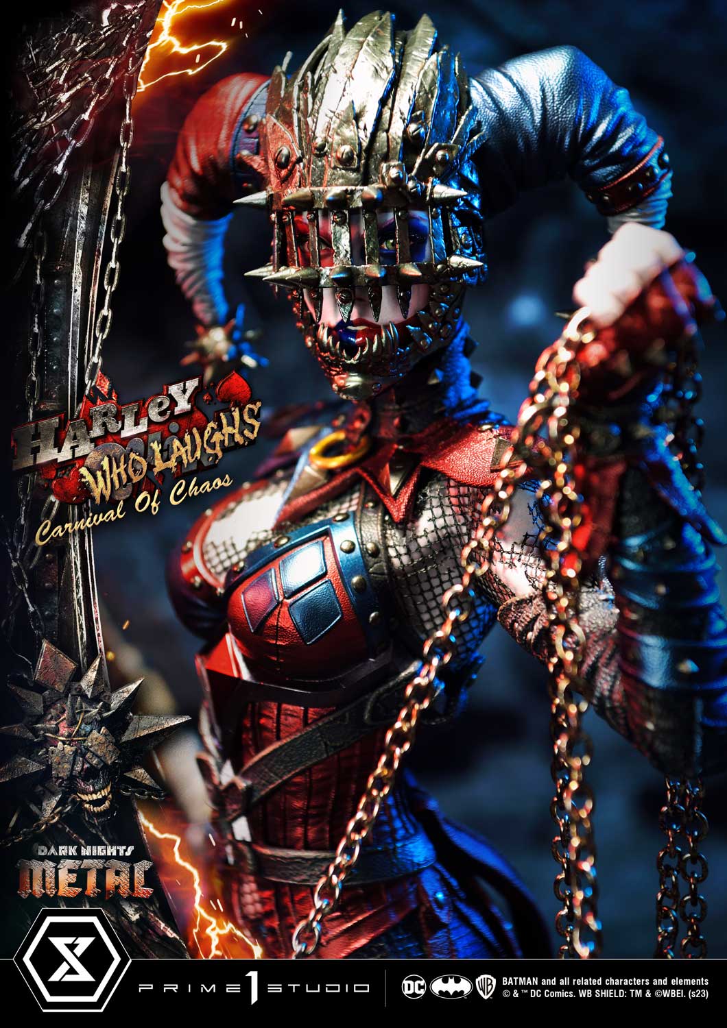 PRE-ORDER Prime1 Studio - Museum Masterline - Dark Nights: Metal (Comics) - Harley Quinn Who Laughs: Deluxe Bonus Ver. 1/3