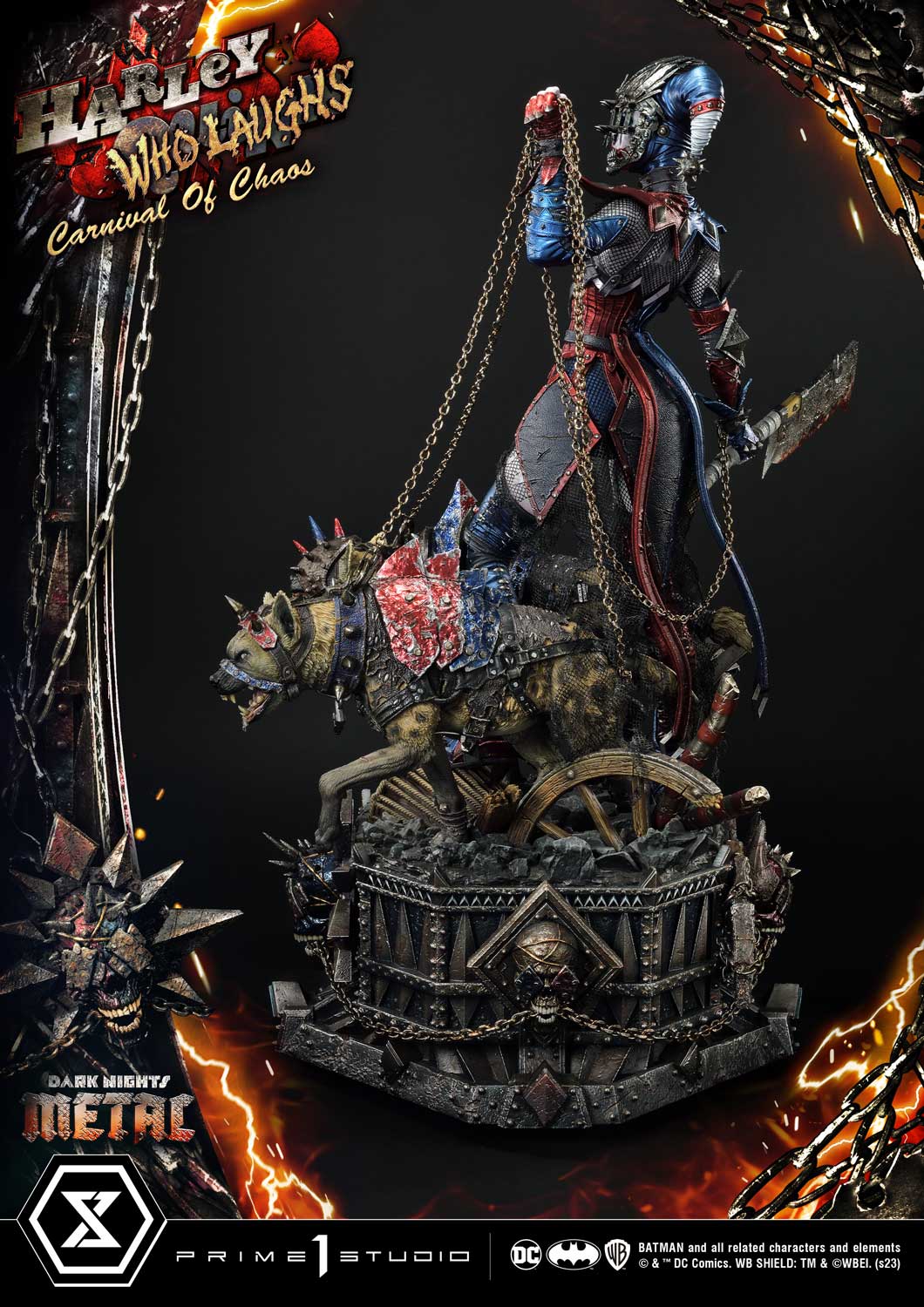 PRE-ORDER Prime1 Studio - Museum Masterline - Dark Nights: Metal (Comics) - Harley Quinn Who Laughs: Deluxe Bonus Ver. 1/3