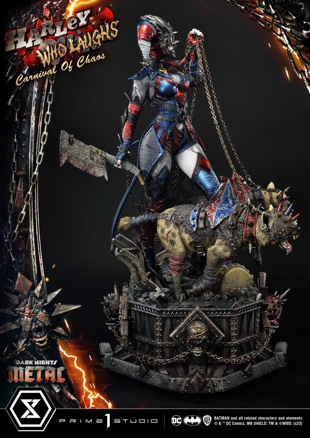 PRE-ORDER Prime1 Studio - Museum Masterline - Dark Nights: Metal (Comics) - Harley Quinn Who Laughs: Deluxe Bonus Ver. 1/3