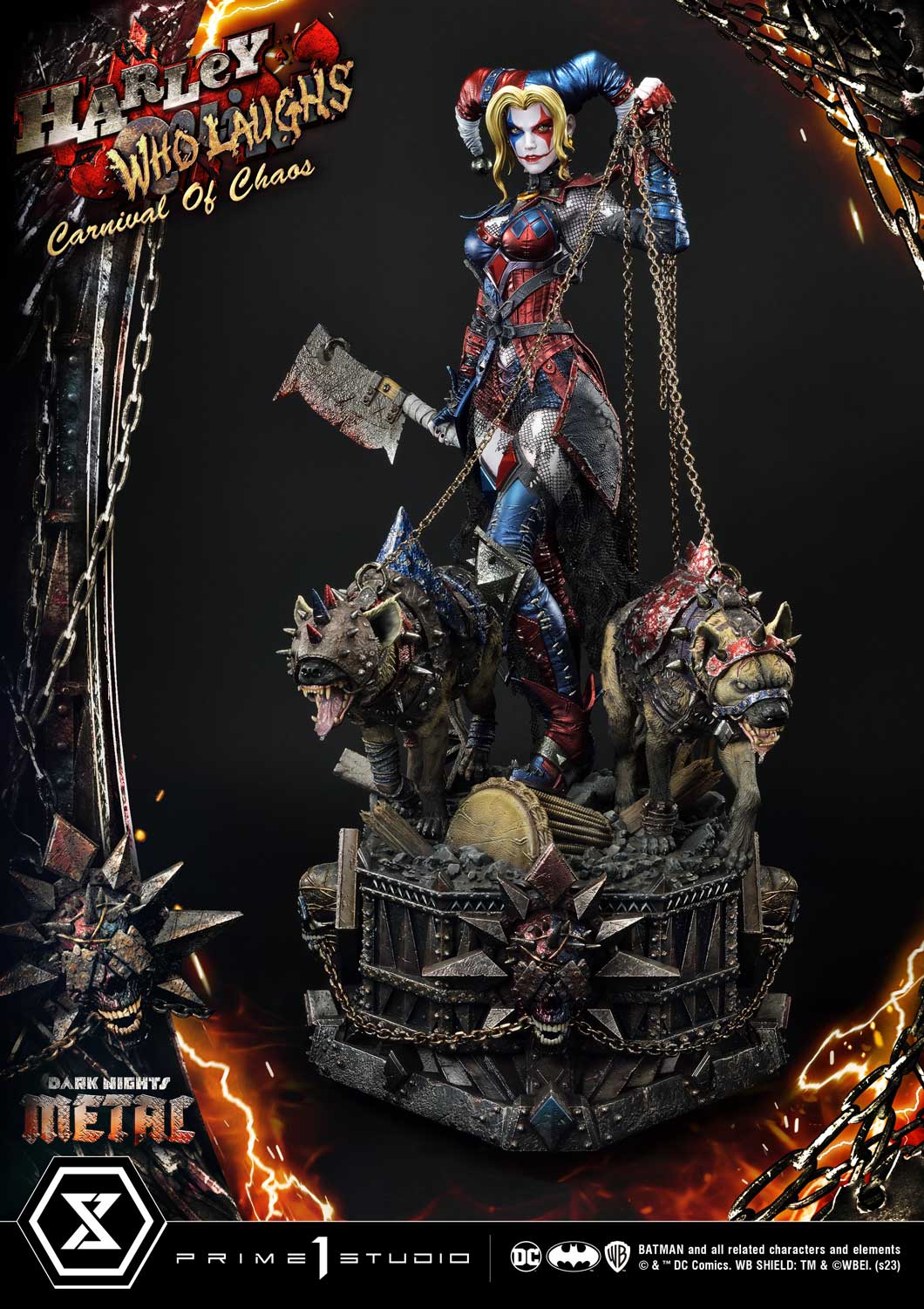 PRE-ORDER Prime1 Studio - Museum Masterline - Dark Nights: Metal (Comics) - Harley Quinn Who Laughs: Deluxe Bonus Ver. 1/3