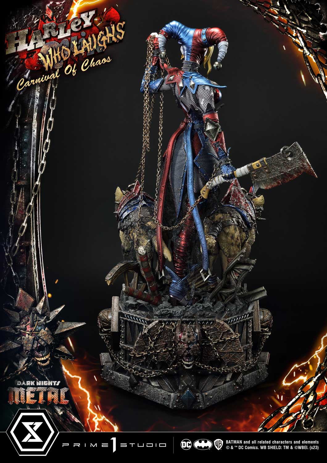 PRE-ORDER Prime1 Studio - Museum Masterline - Dark Nights: Metal (Comics) - Harley Quinn Who Laughs: Deluxe Bonus Ver. 1/3