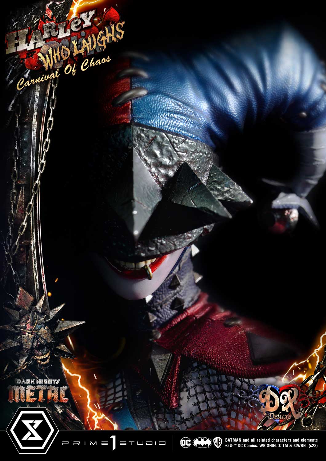PRE-ORDER Prime1 Studio - Museum Masterline - Dark Nights: Metal (Comics) - Harley Quinn Who Laughs: Deluxe Bonus Ver. 1/3