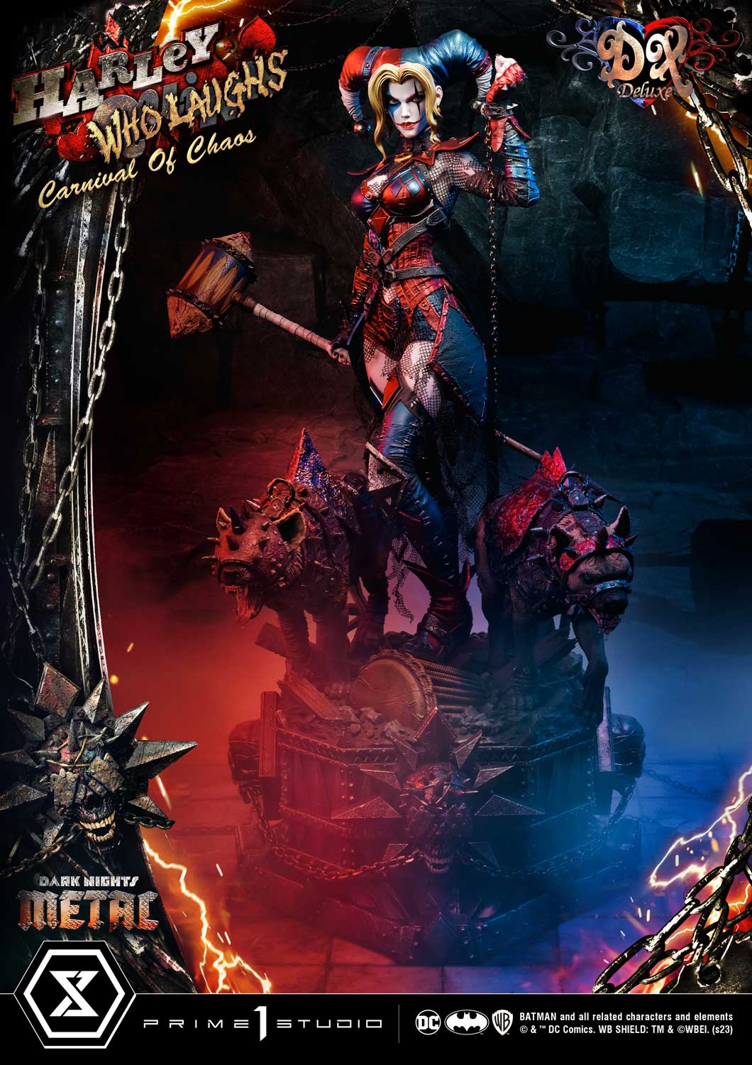 PRE-ORDER Prime1 Studio - Museum Masterline - Dark Nights: Metal (Comics) - Harley Quinn Who Laughs: Deluxe Bonus Ver. 1/3