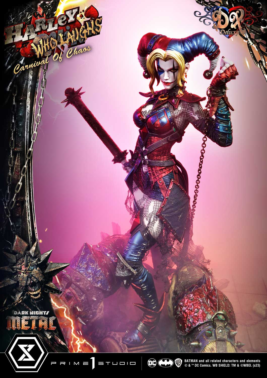 PRE-ORDER Prime1 Studio - Museum Masterline - Dark Nights: Metal (Comics) - Harley Quinn Who Laughs: Deluxe Bonus Ver. 1/3