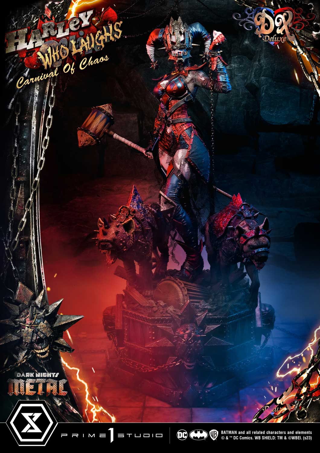 PRE-ORDER Prime1 Studio - Museum Masterline - Dark Nights: Metal (Comics) - Harley Quinn Who Laughs: Deluxe Bonus Ver. 1/3