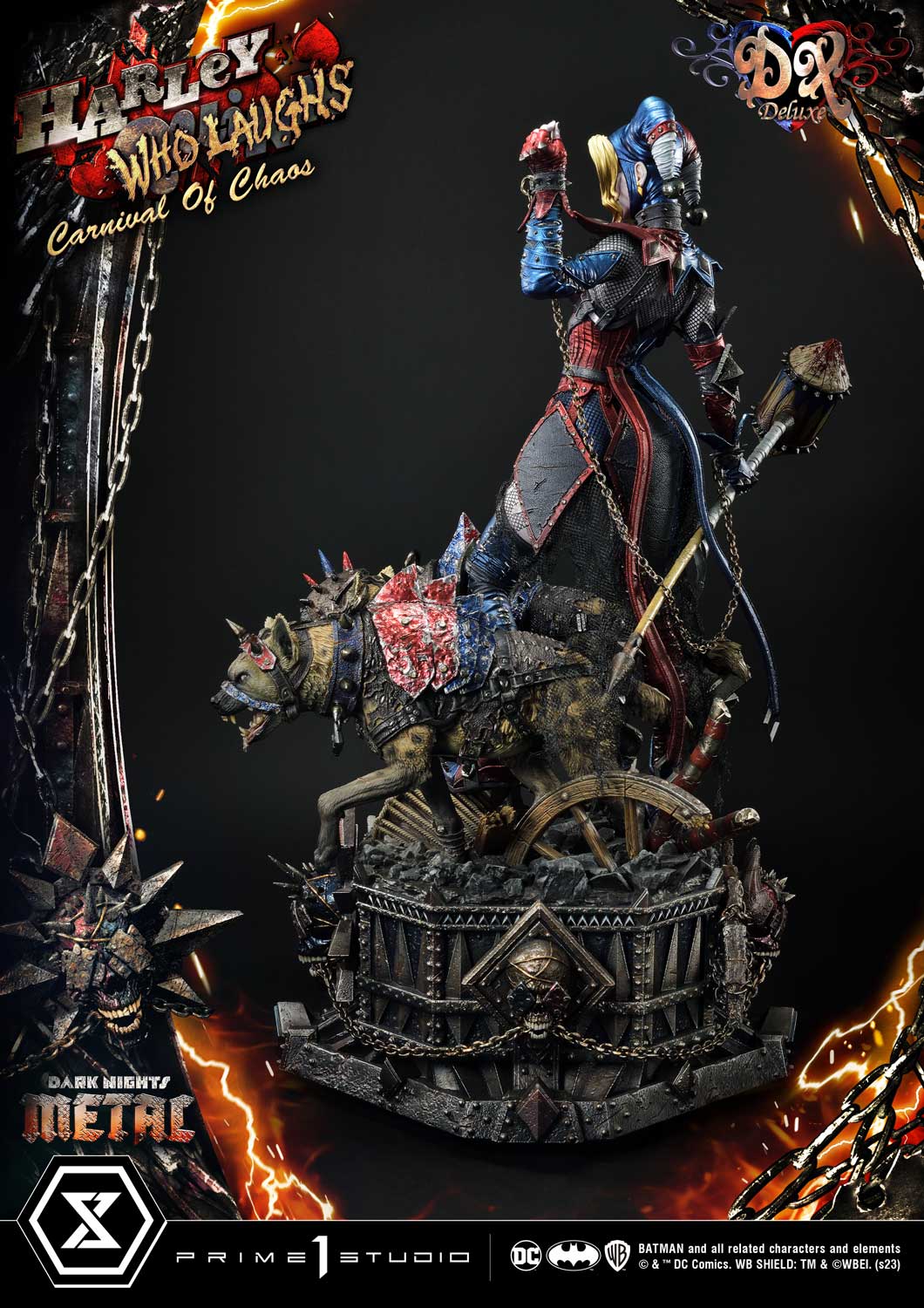 PRE-ORDER Prime1 Studio - Museum Masterline - Dark Nights: Metal (Comics) - Harley Quinn Who Laughs: Deluxe Bonus Ver. 1/3