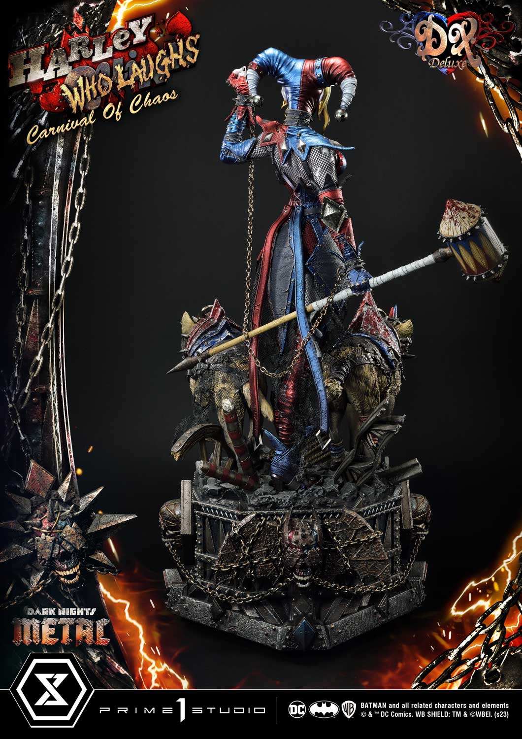 PRE-ORDER Prime1 Studio - Museum Masterline - Dark Nights: Metal (Comics) - Harley Quinn Who Laughs: Deluxe Bonus Ver. 1/3